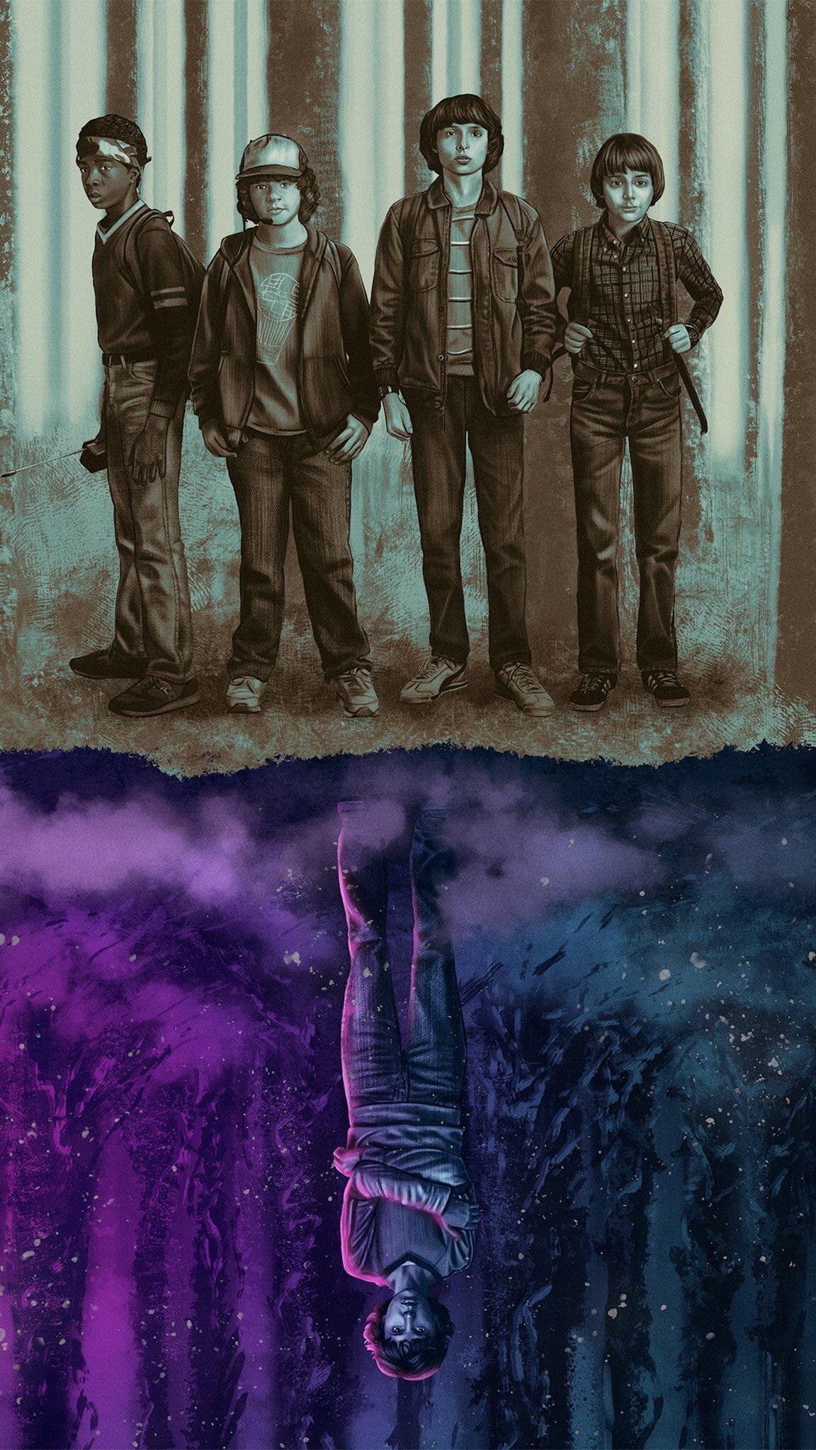 Cute Stranger Things iPhone Wallpaper