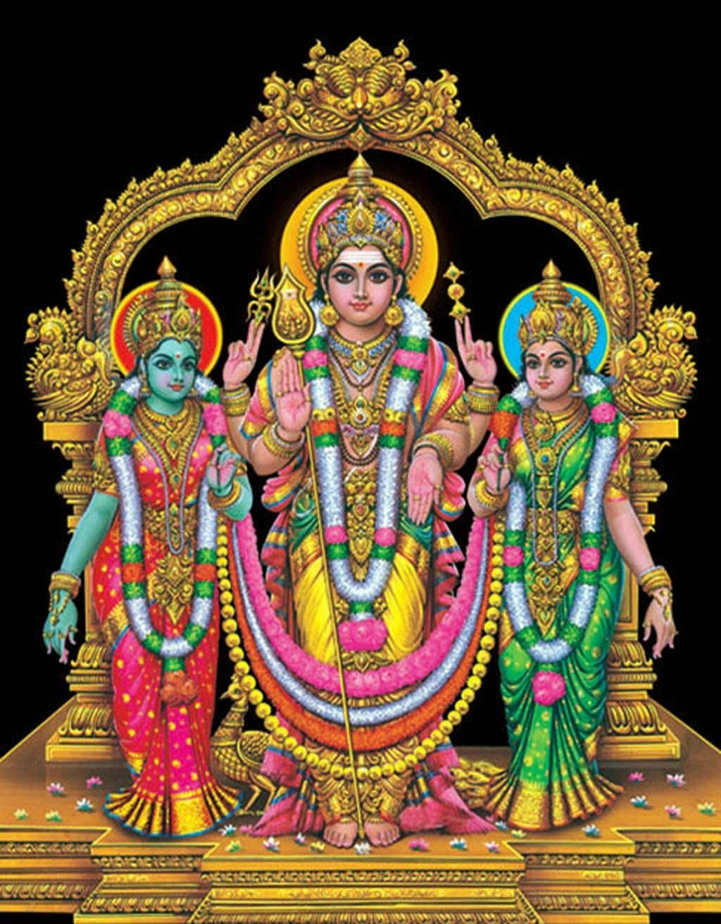 Download Lord Murugan Standing Beside