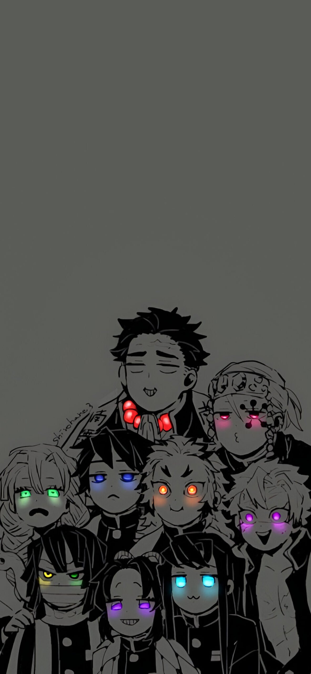 Demon Slayer Bright Eyes Wallpaper