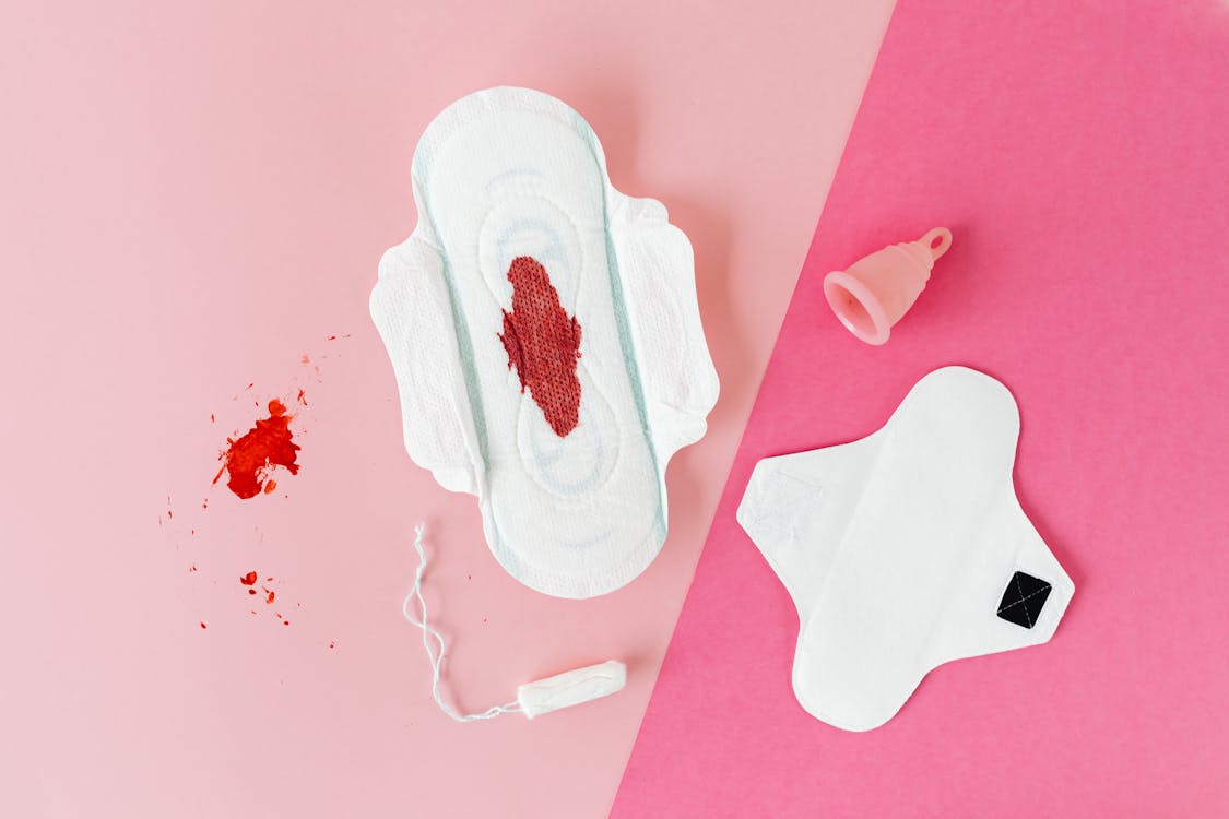 A Pad with Menstruation · Free