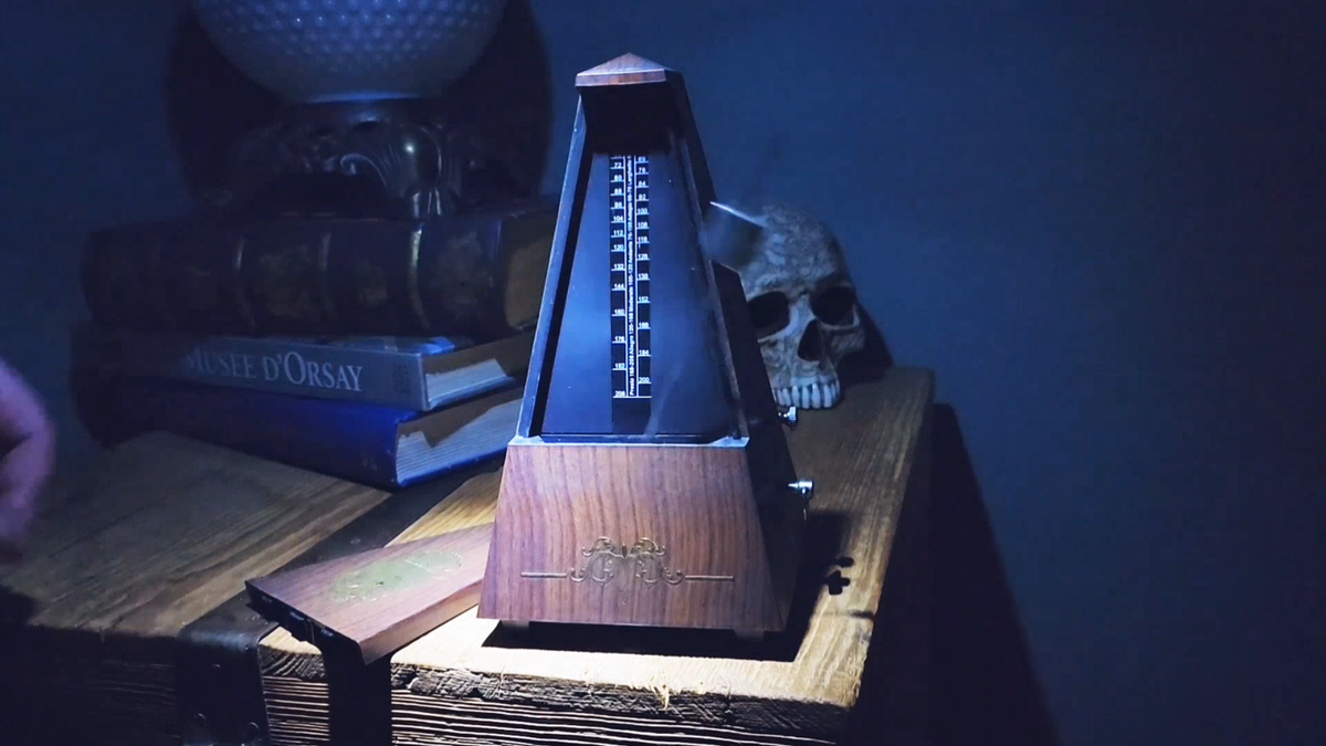 Skull Metronome, Vintage Style, Gothic