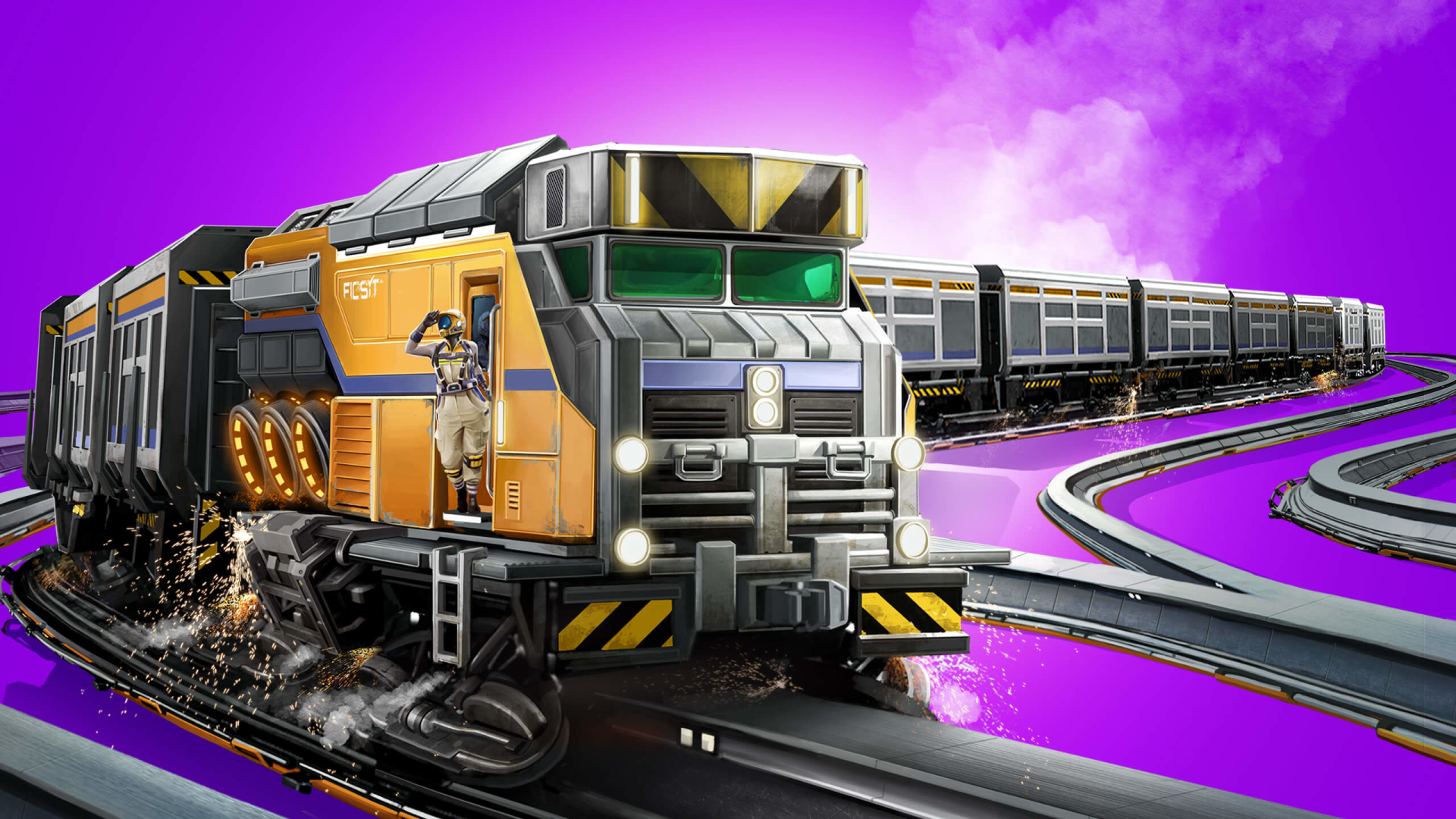 Satisfactory Game Freight Train HD
