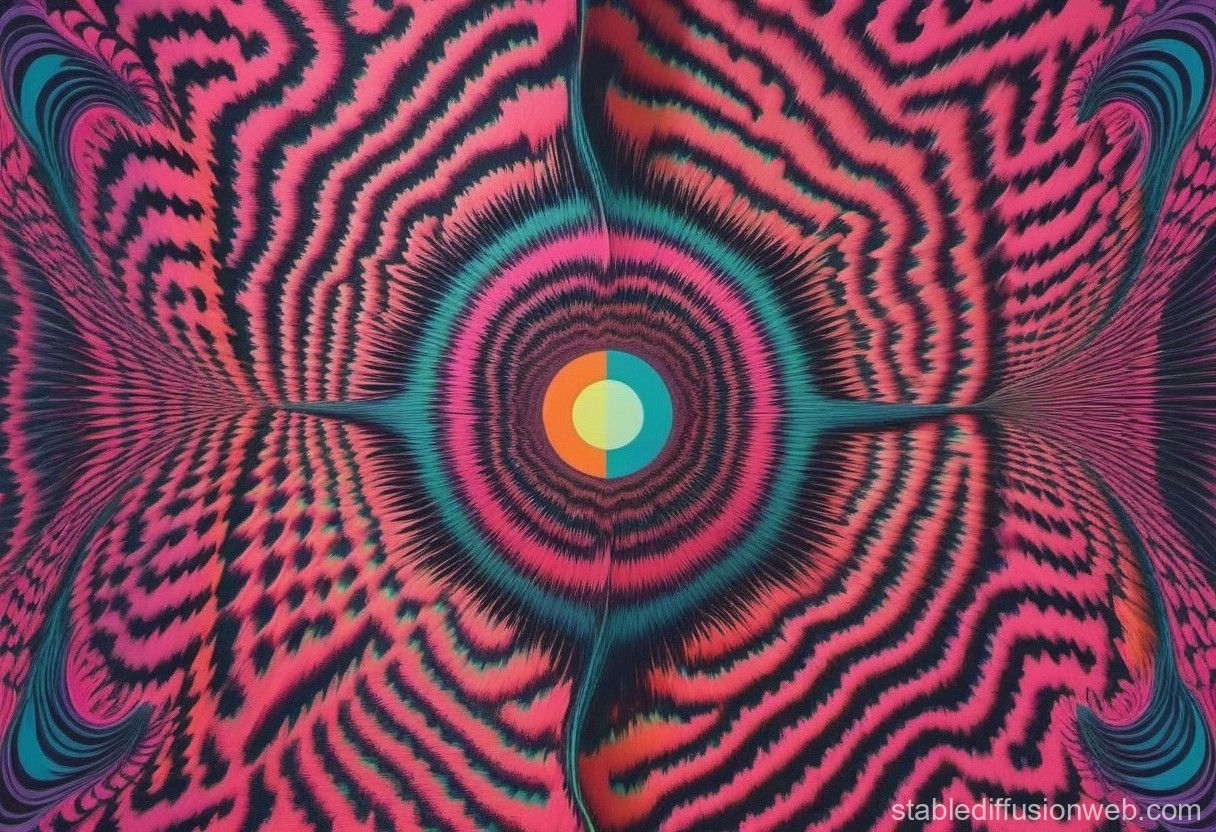 Psychedelic Optical Illusion Wallpaper