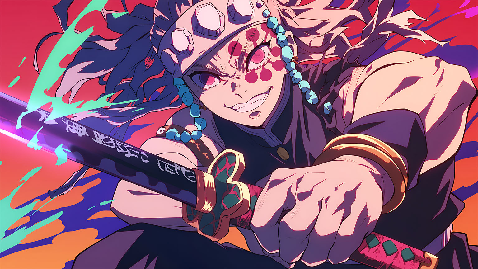 Tengen Uzui Epic Demon Slayer Desktop
