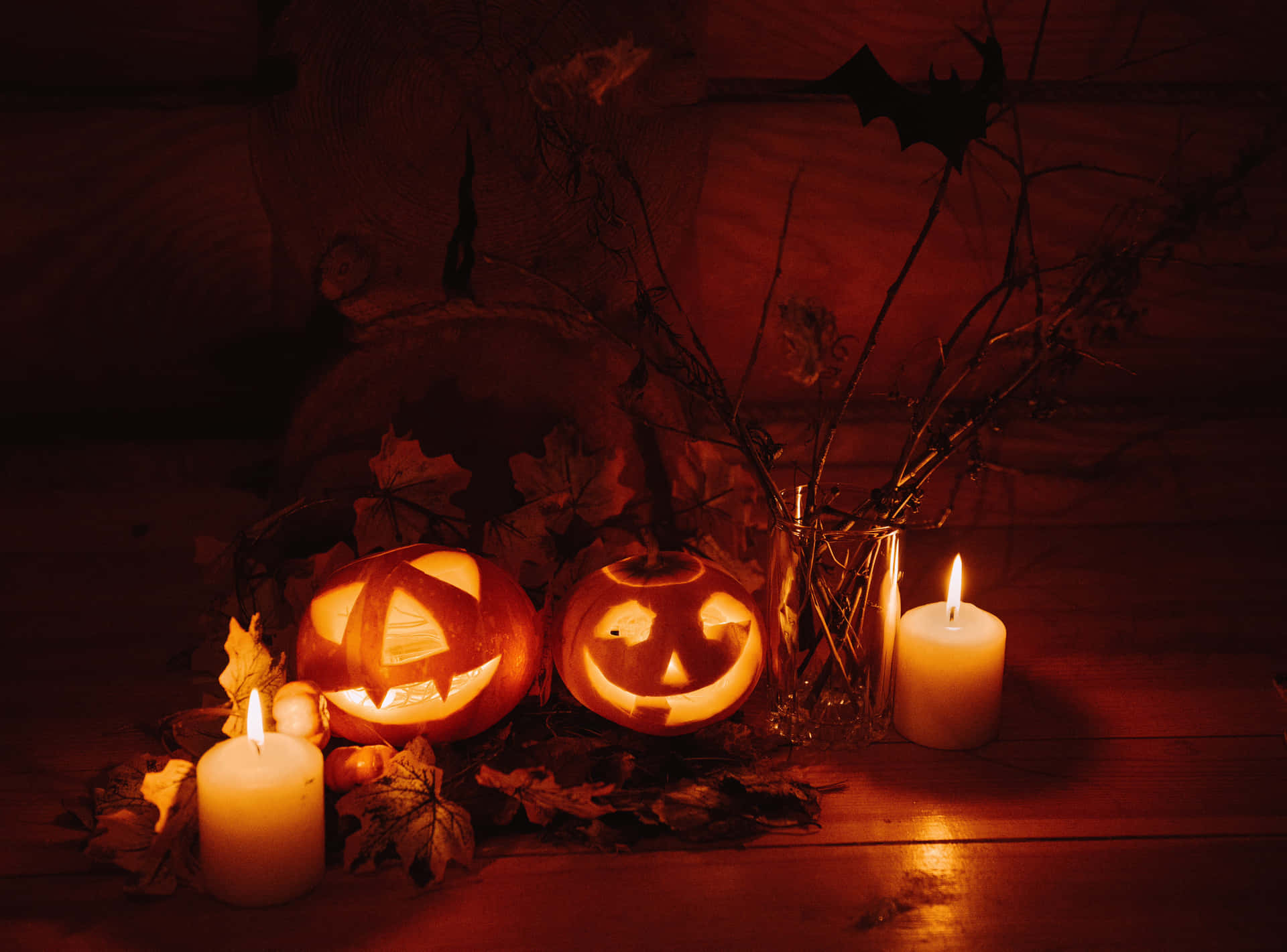 Halloween Candles Wallpaper