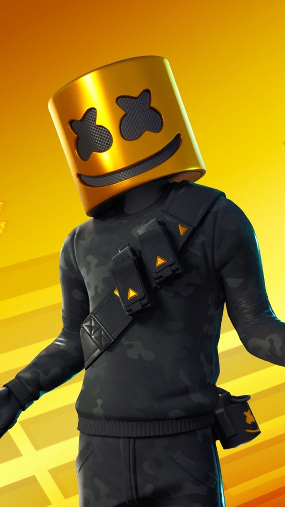 Golden Marshmello Fortnite 4K Ultra HD
