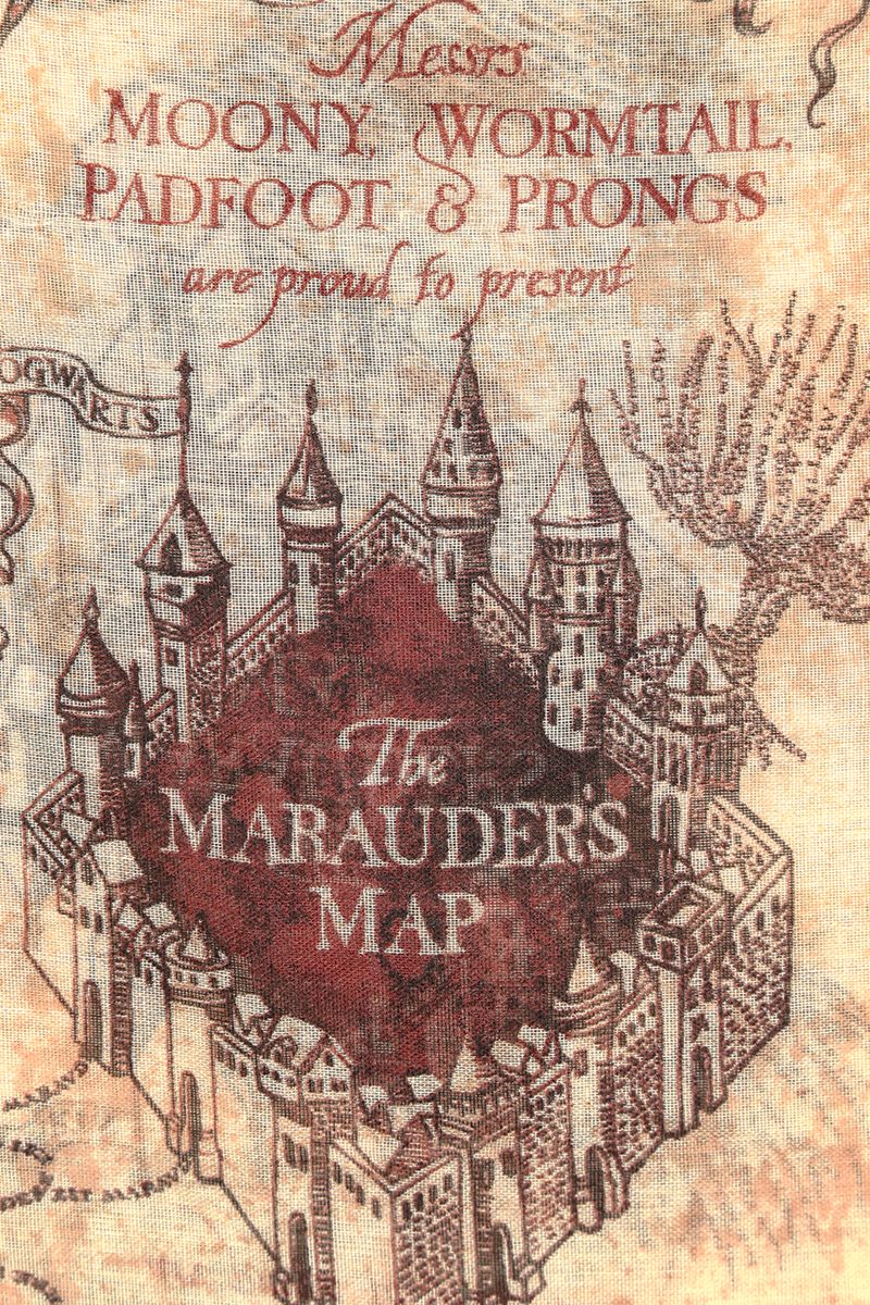 Mapa del Merodeador. Harry Potter