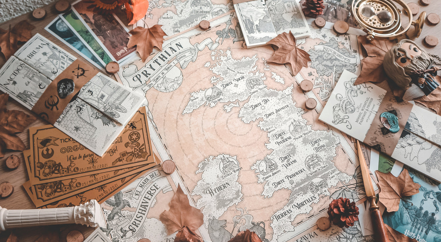 HARRY POTTER MAPA DEL MERODEADOR