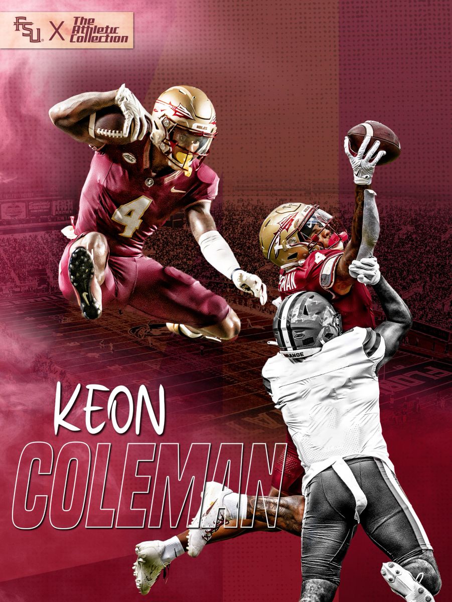 Keon Coleman FSU Football NIL Poster