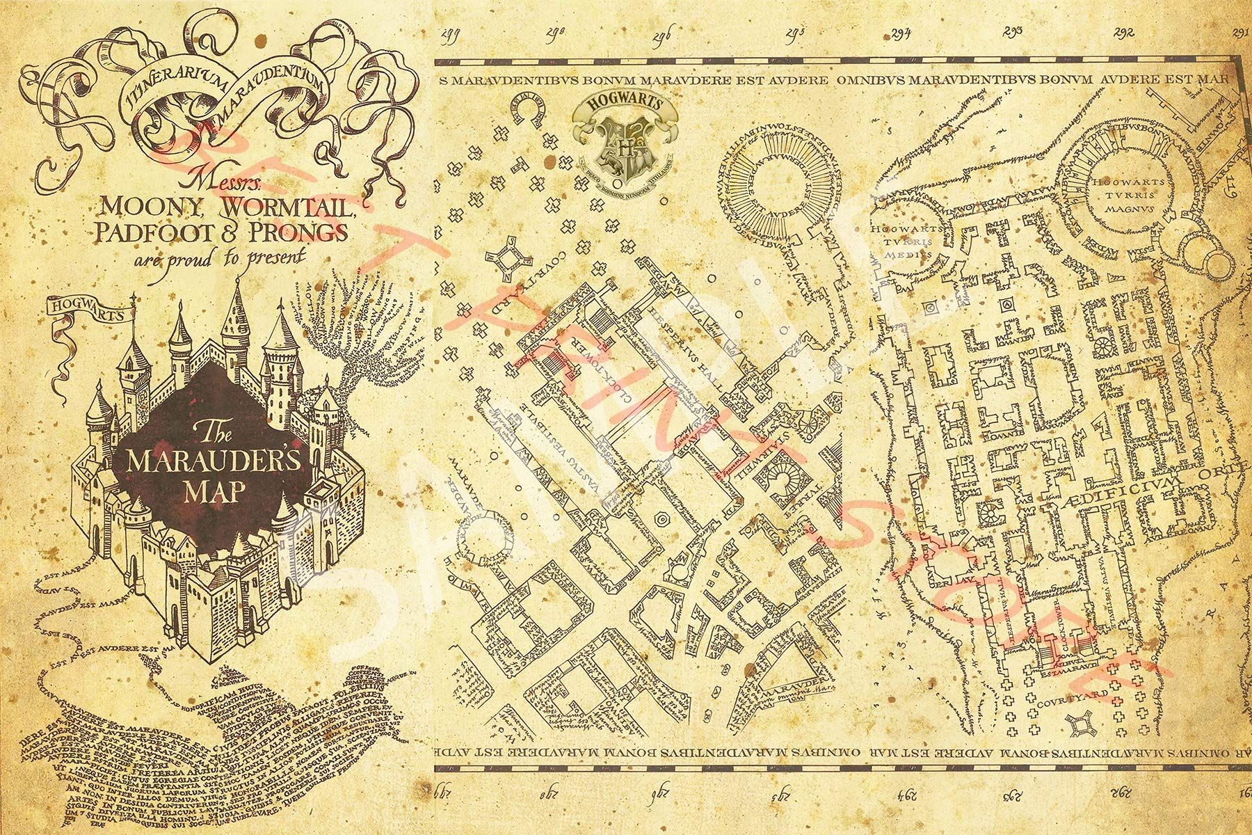 Harry Potter Marauders Map Live Wallpaper