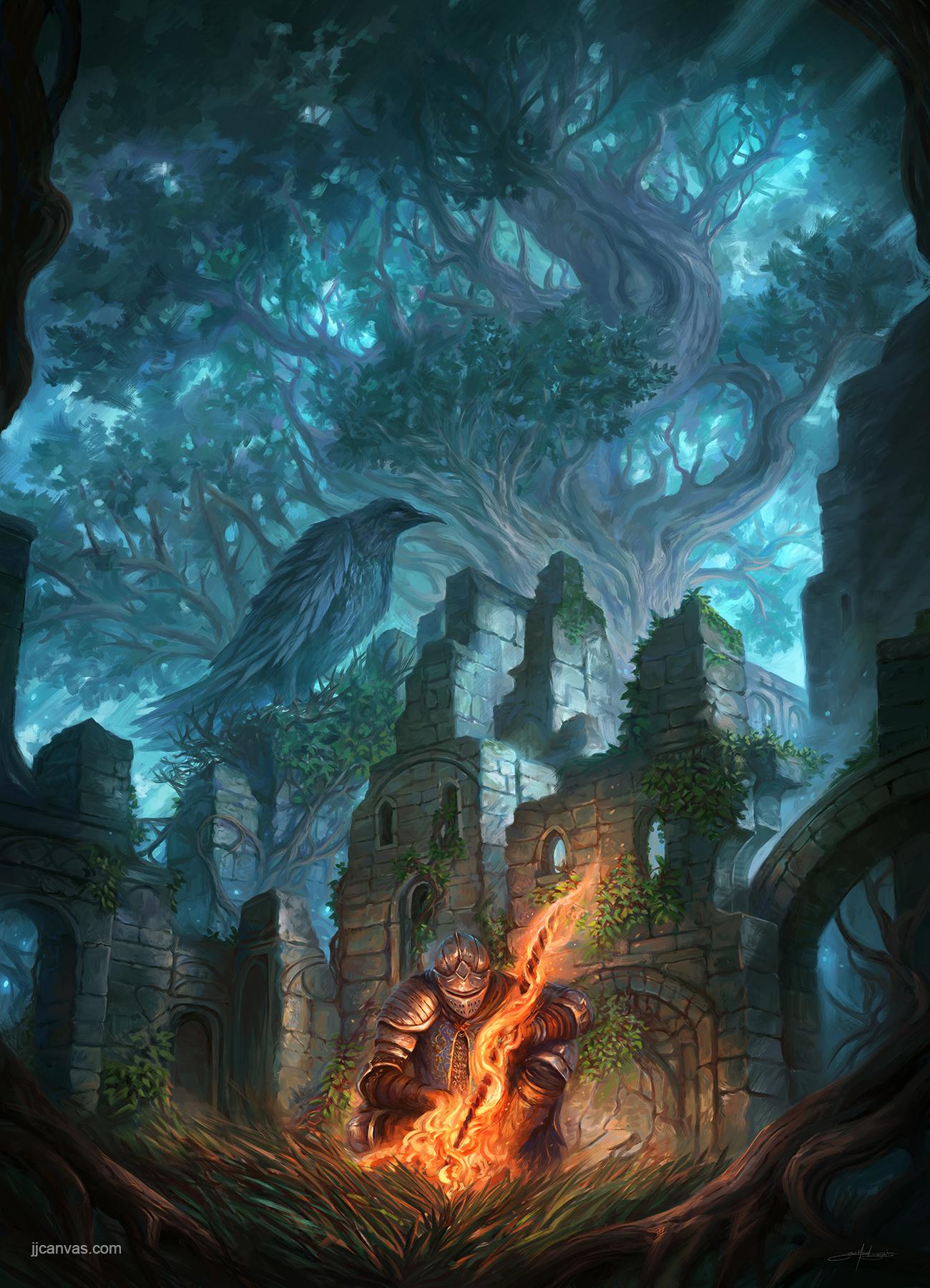 A tribute to Firelink Shrine