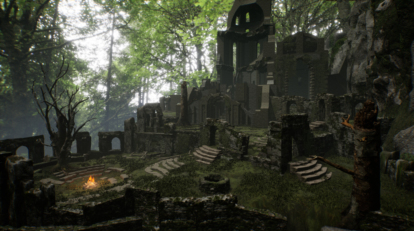 Dark Souls Firelink shrine remake UE4