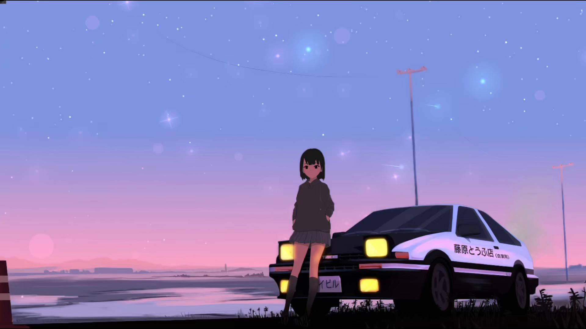 Trueno Initial D Live Wallpaper