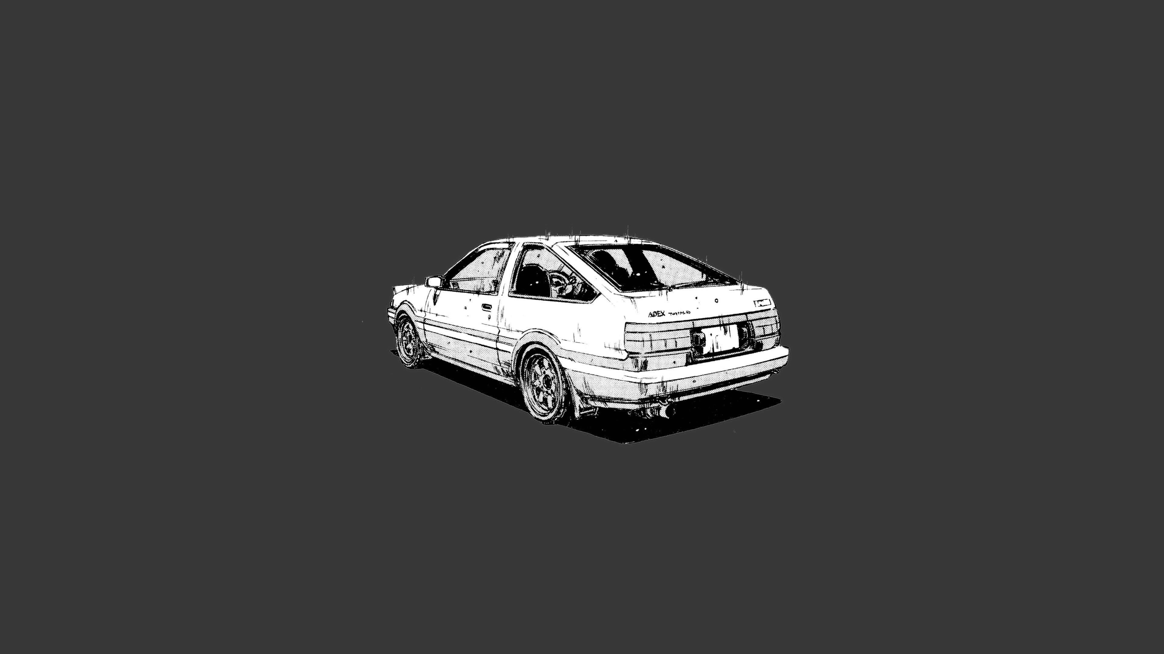 HD wallpaper: Initial D, Toyota AE86