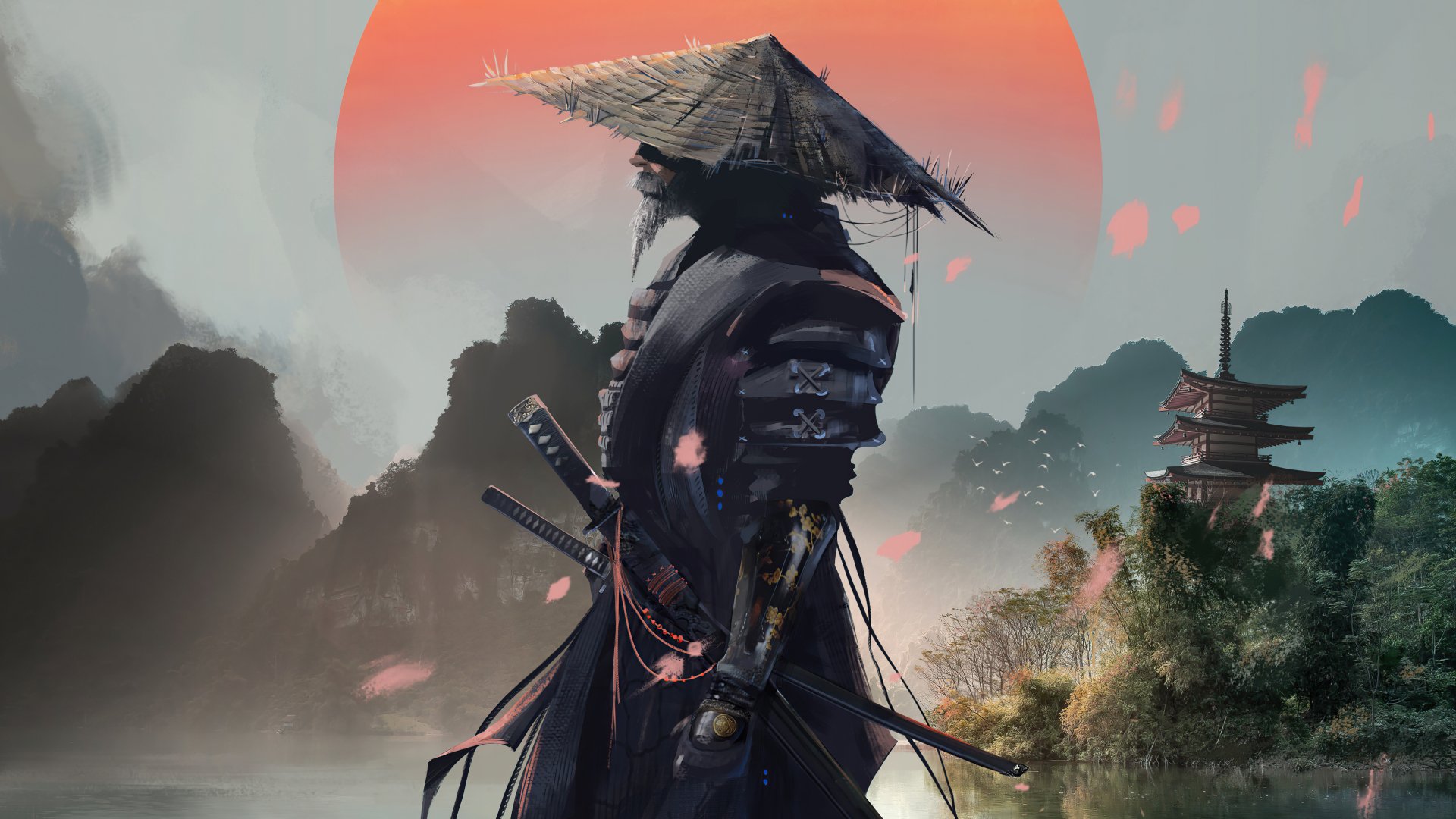 Fantasy Samurai Warrior Wallpaper