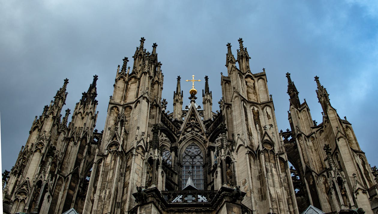 Close Up Shot Of Cologne Cathedral