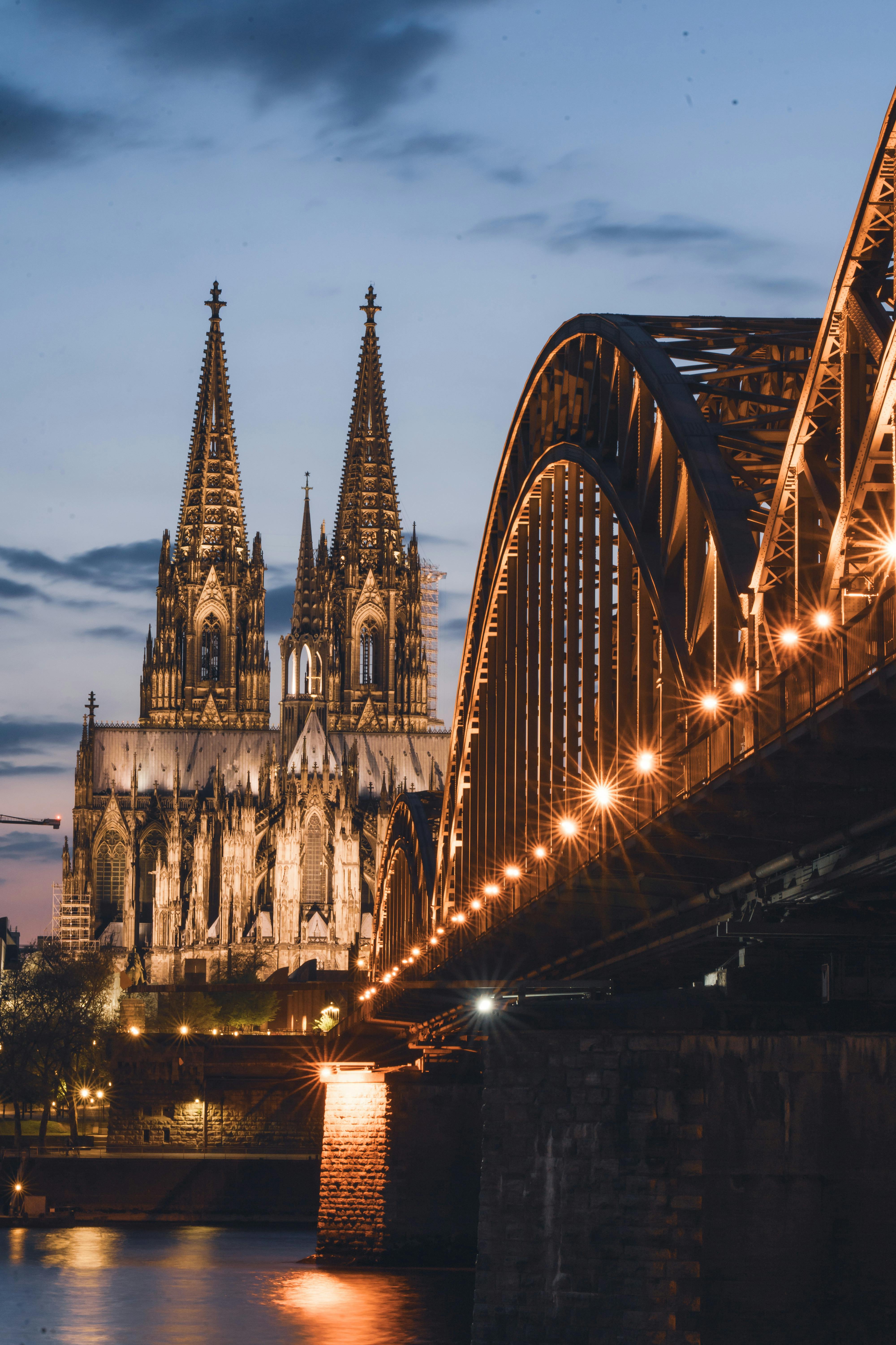Bridge and Cologne Cathedral