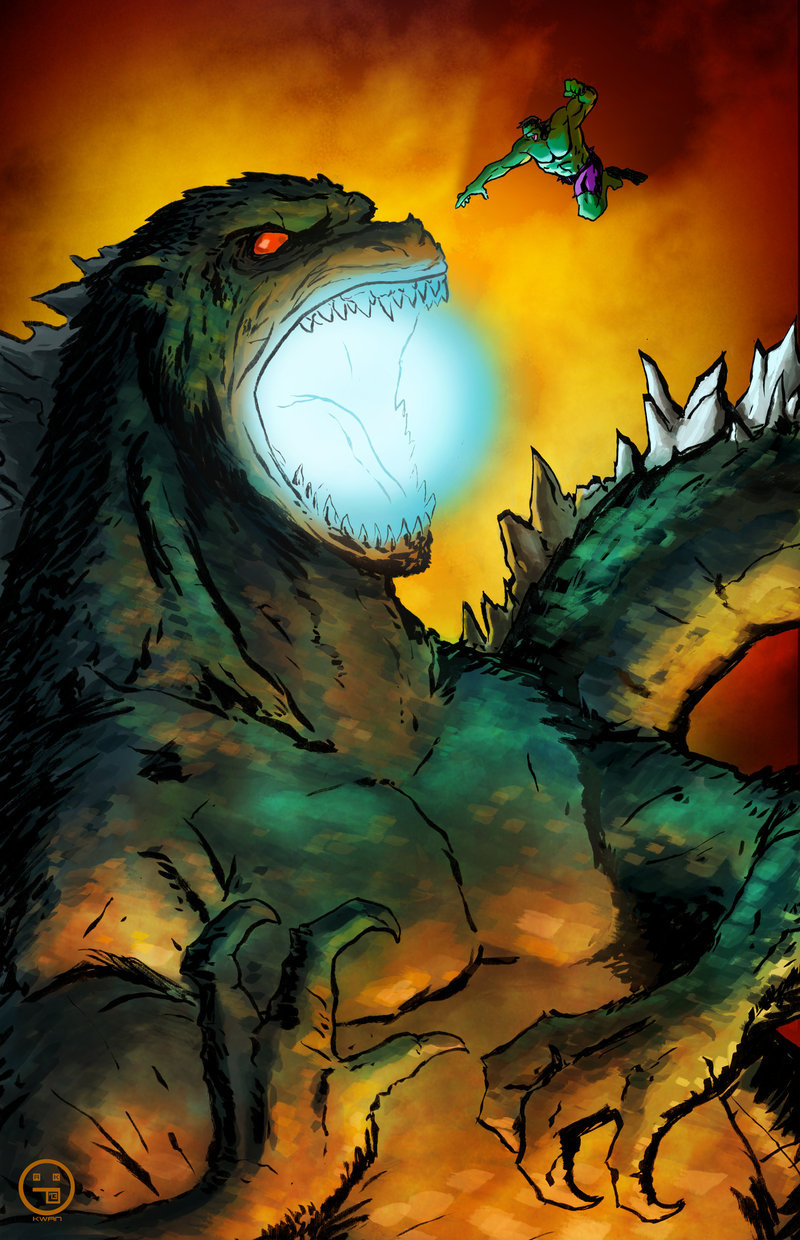 Composite Godzilla VS World War Hulk