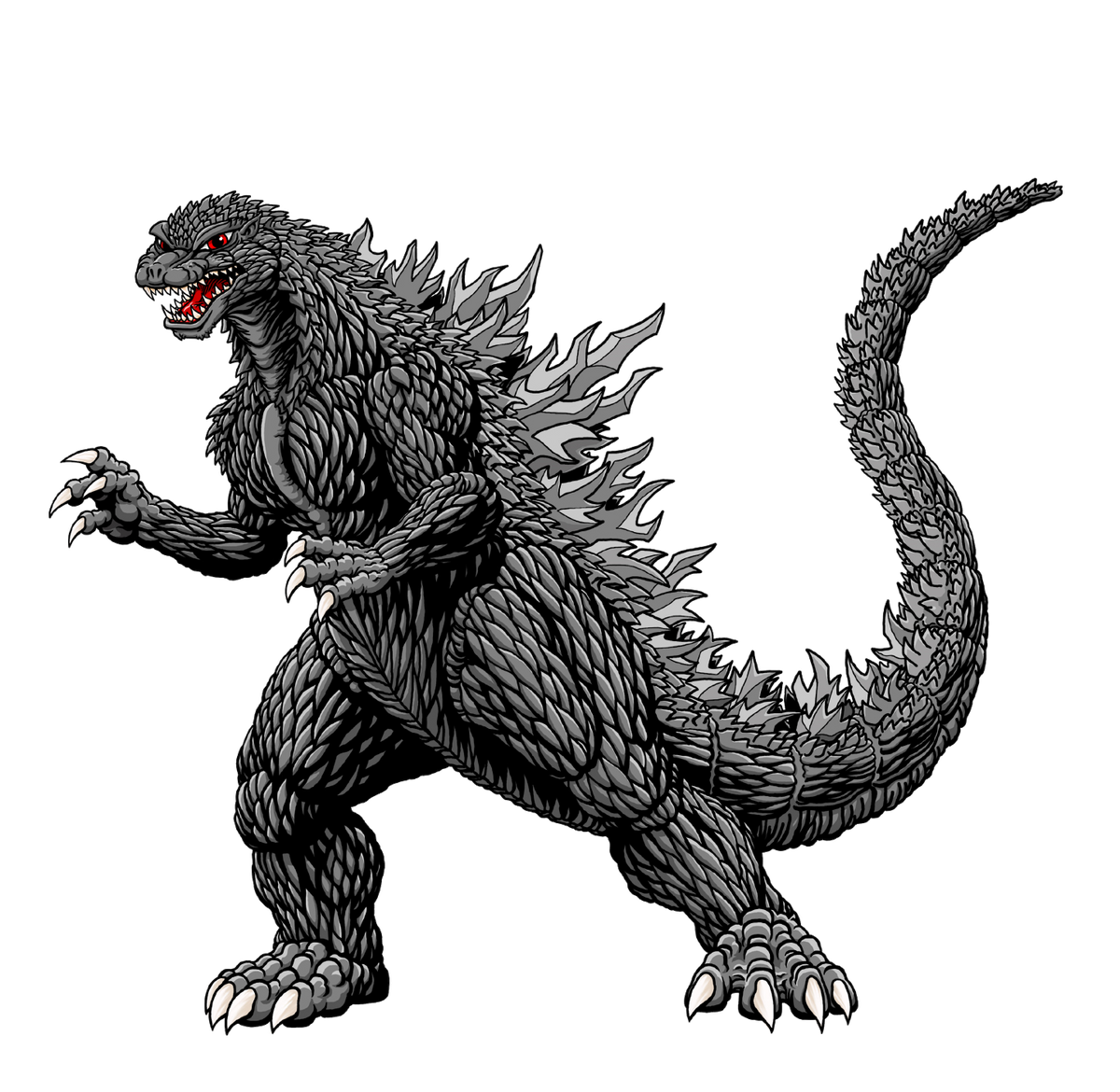 Godzilla (Composite). Fiction Battle