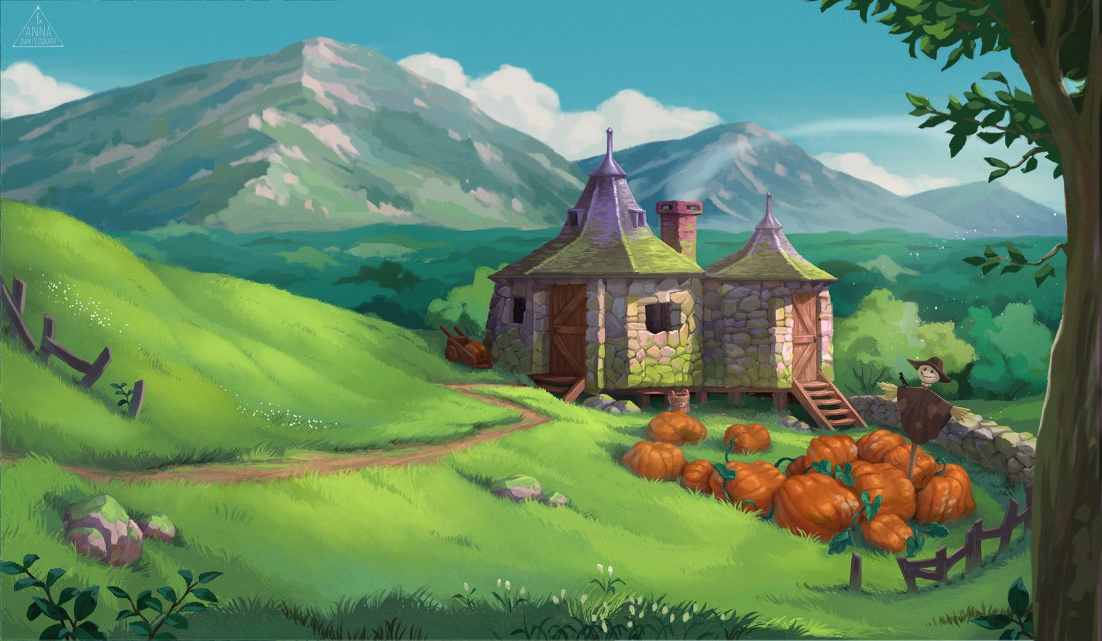 Hagrid's Hut, Anna Daviscourt
