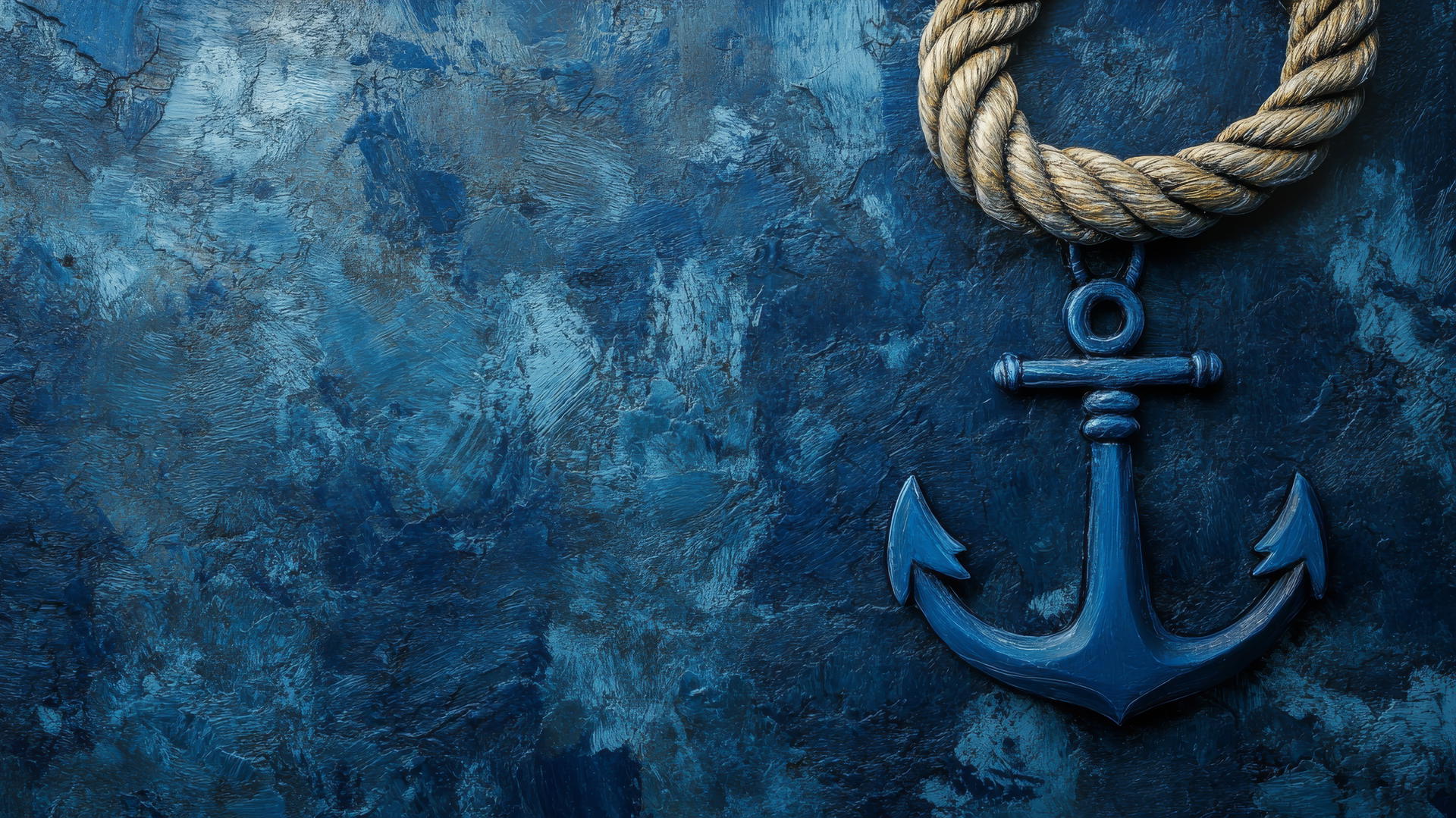Navy Blue Nautical Theme Wallpaper