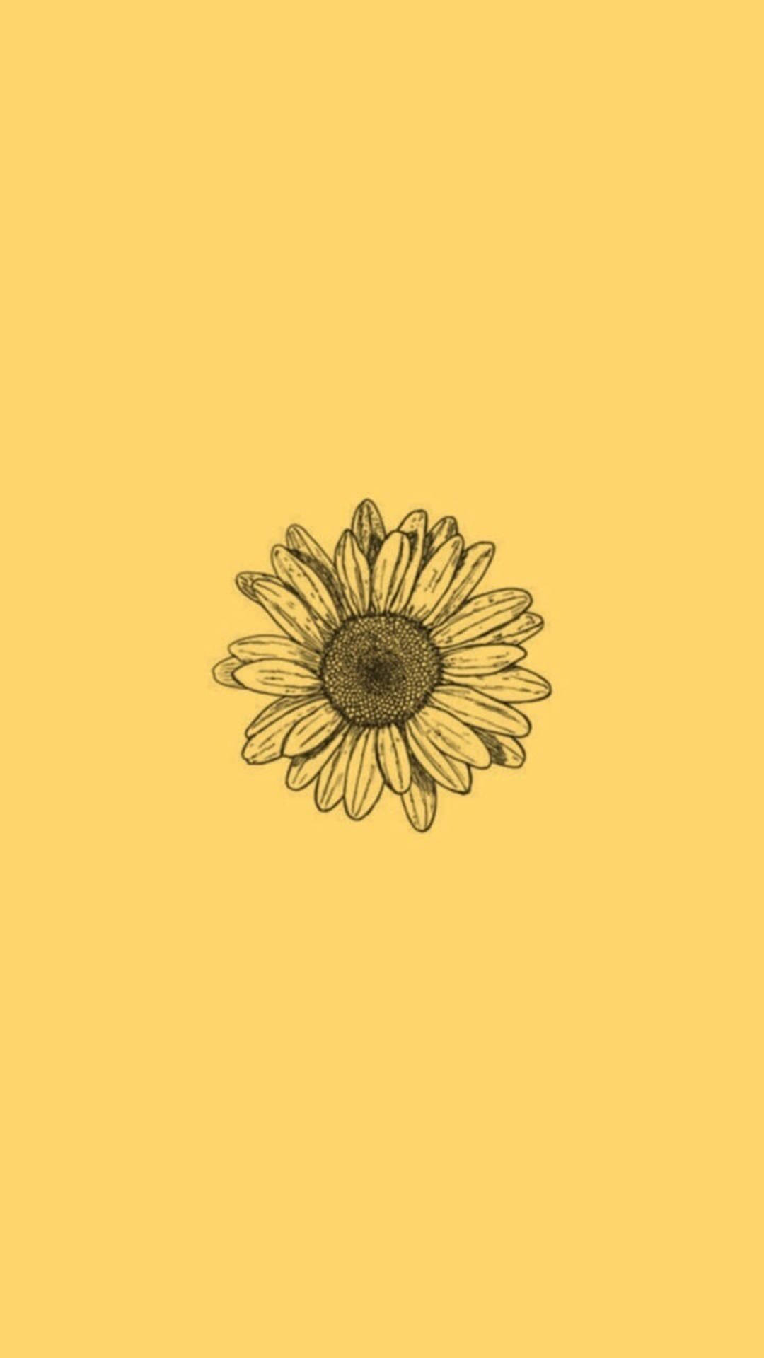 Download free Minimalist Sunflower Art