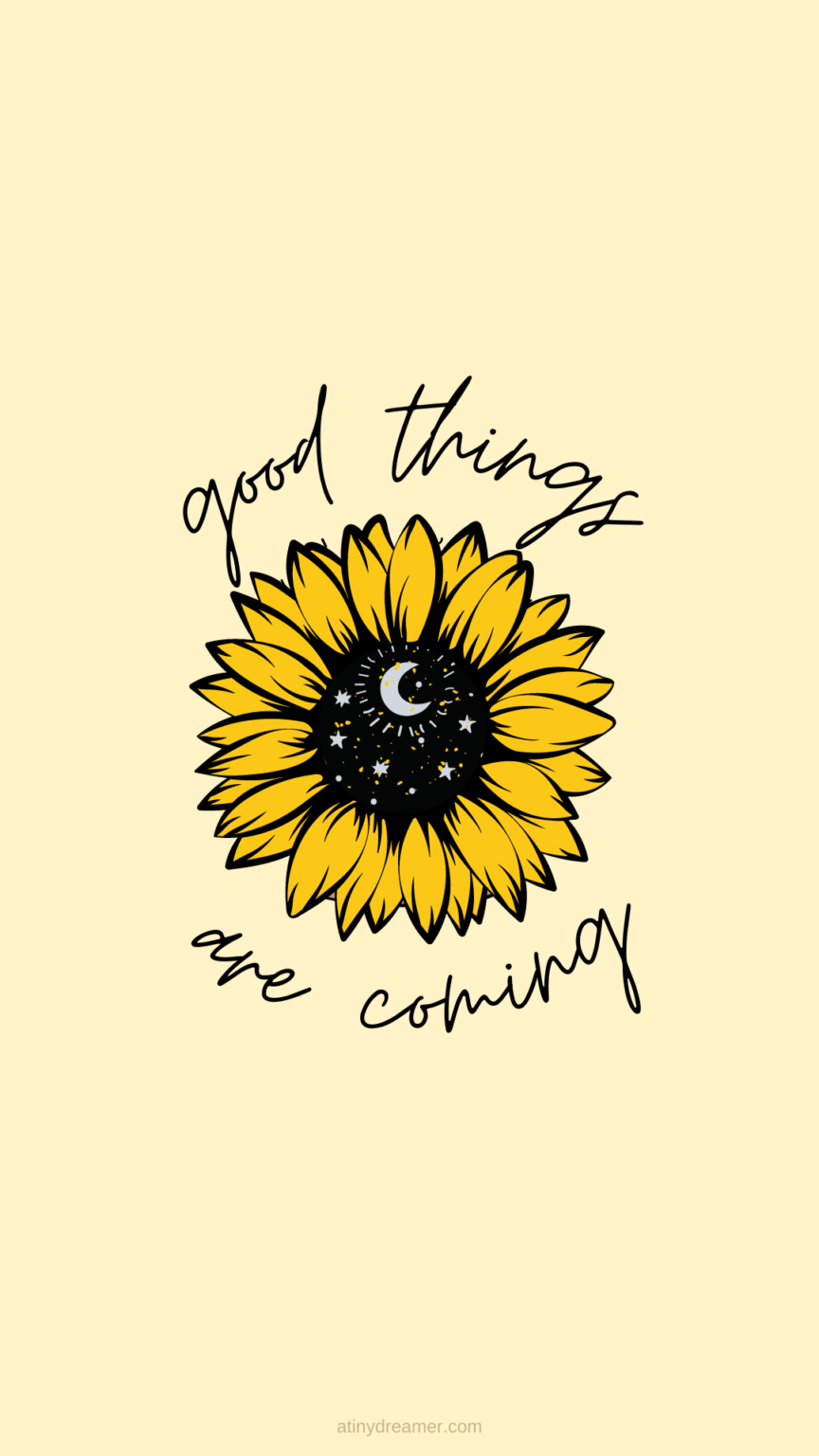 Sunflower iPhone Wallpaper to