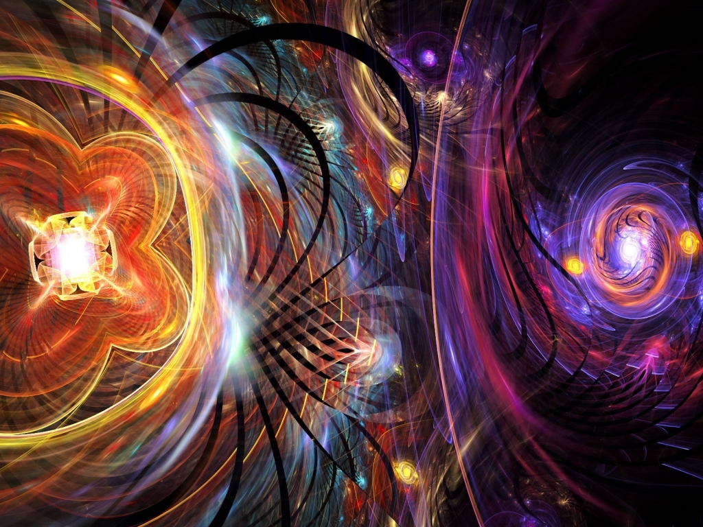 Trippy 1024 x 768 Wallpaper