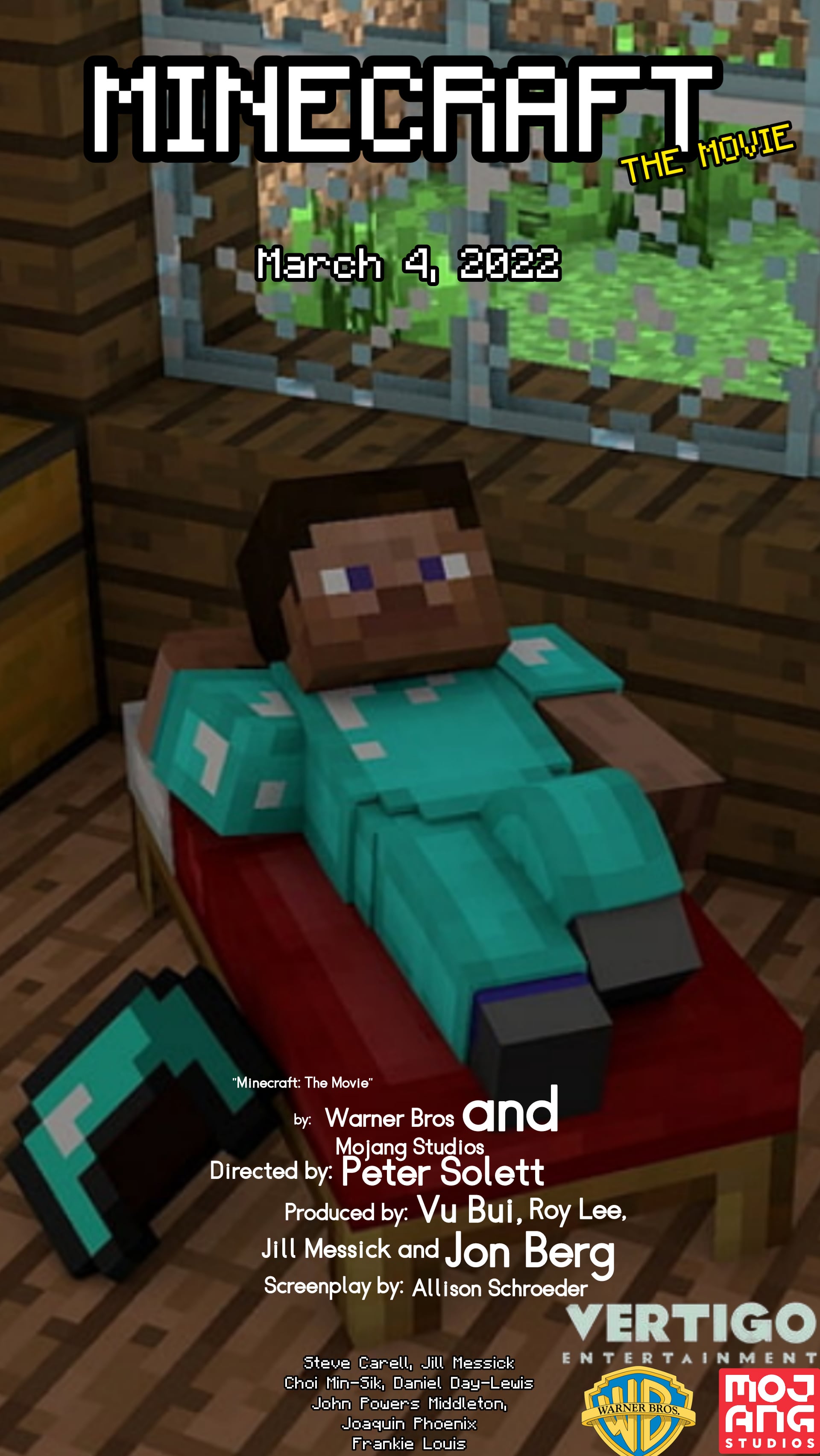 poster for the upcoming Minecraft