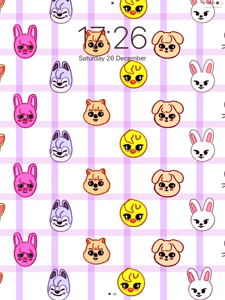 Stray Kids SKZOO wallpaper set iPad