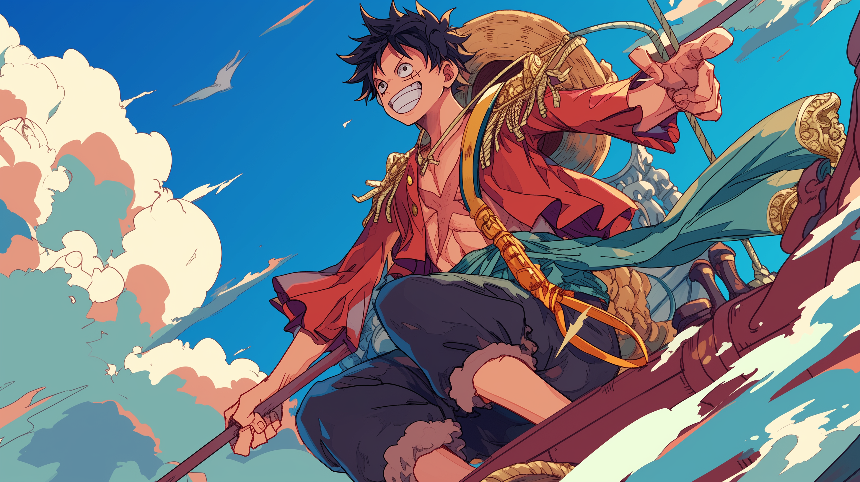 Monkey D. Luffy in Stunning 4K Ultra HD