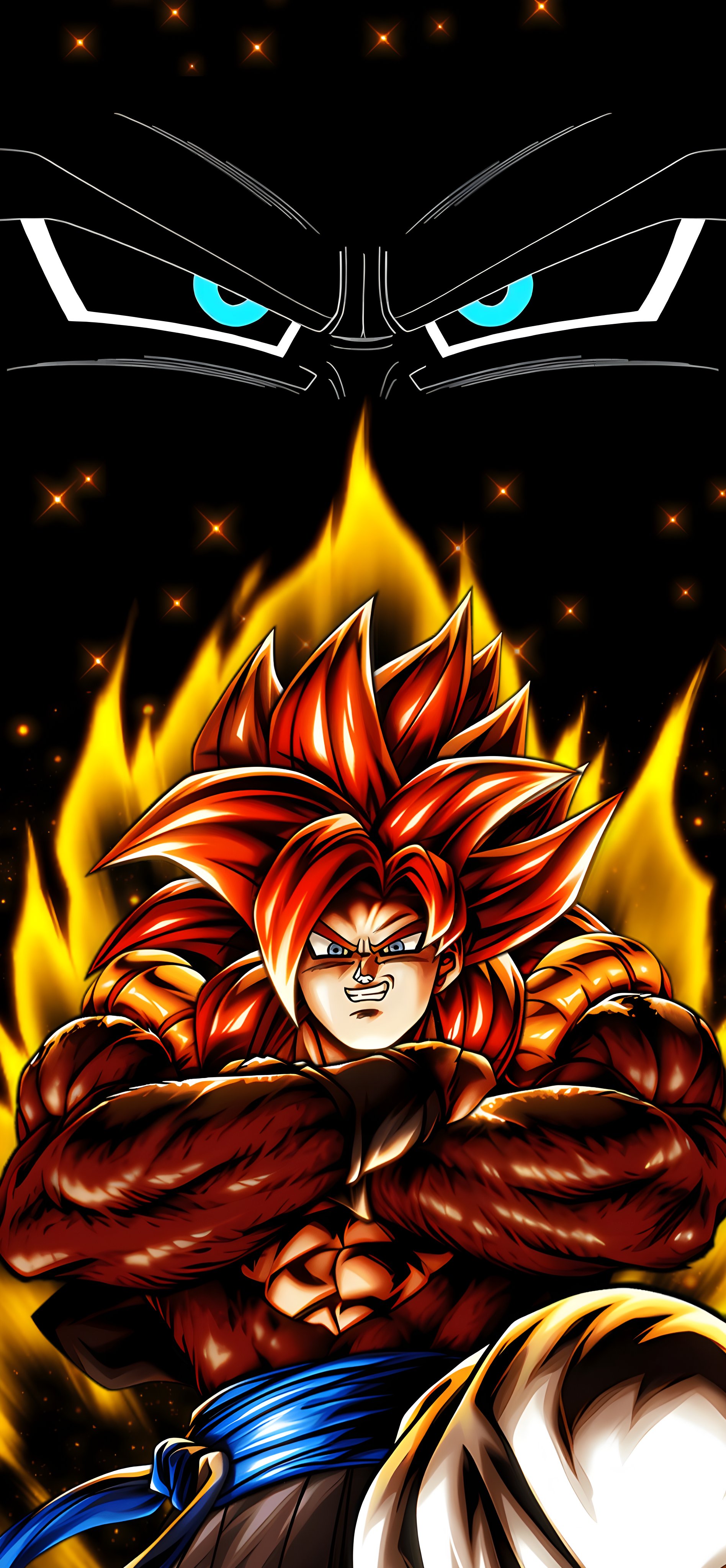 Super Saiyan 4 Gogeta Phone Wallpaper