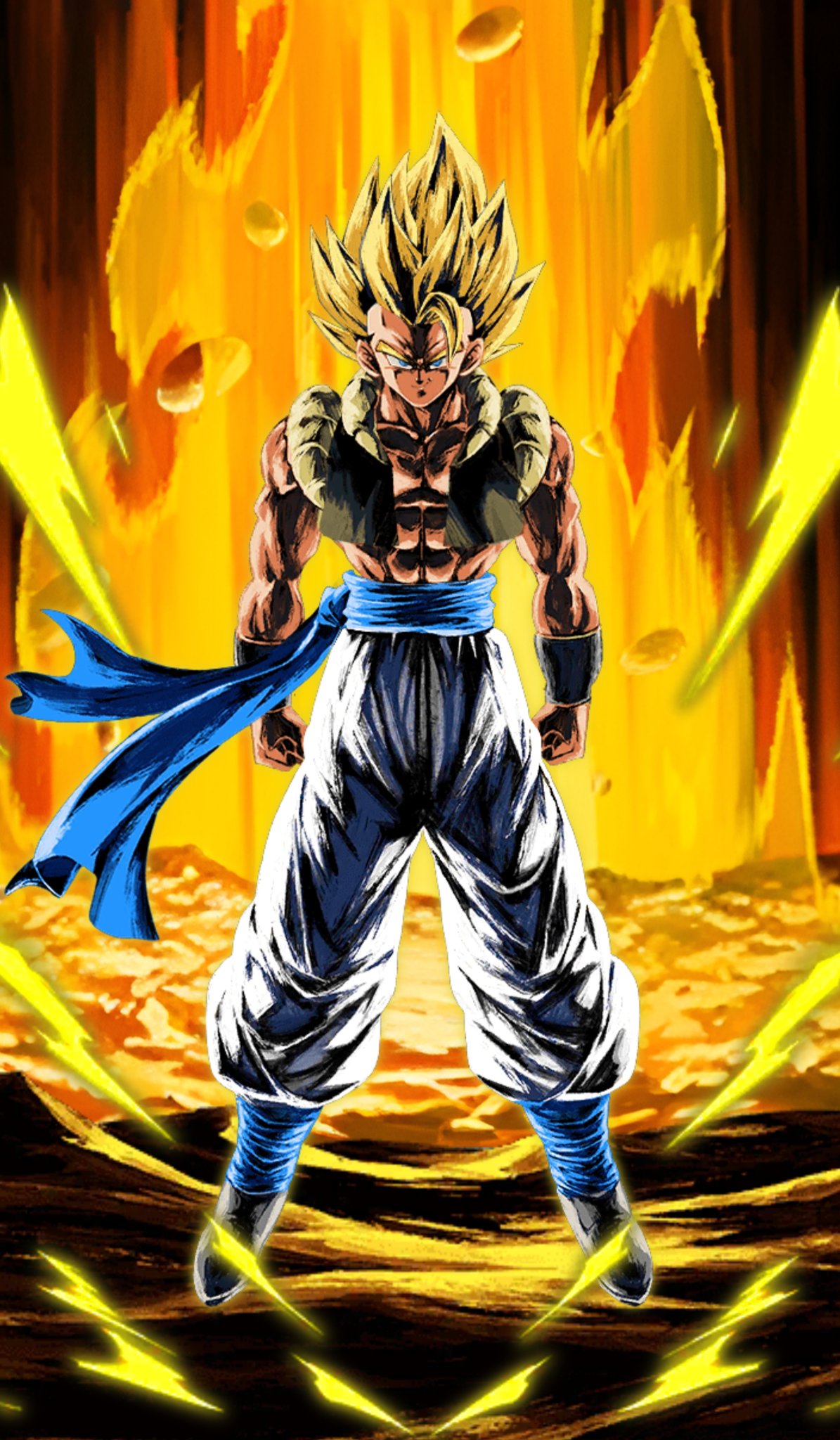 Ultra Super Gogeta Phone Wallpaper