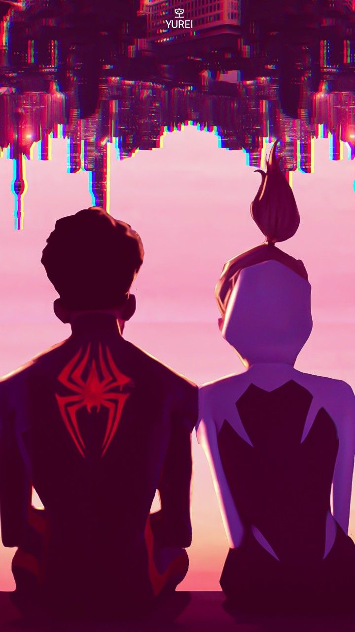 Miles Morales and Gwen Stacy Wallpaper