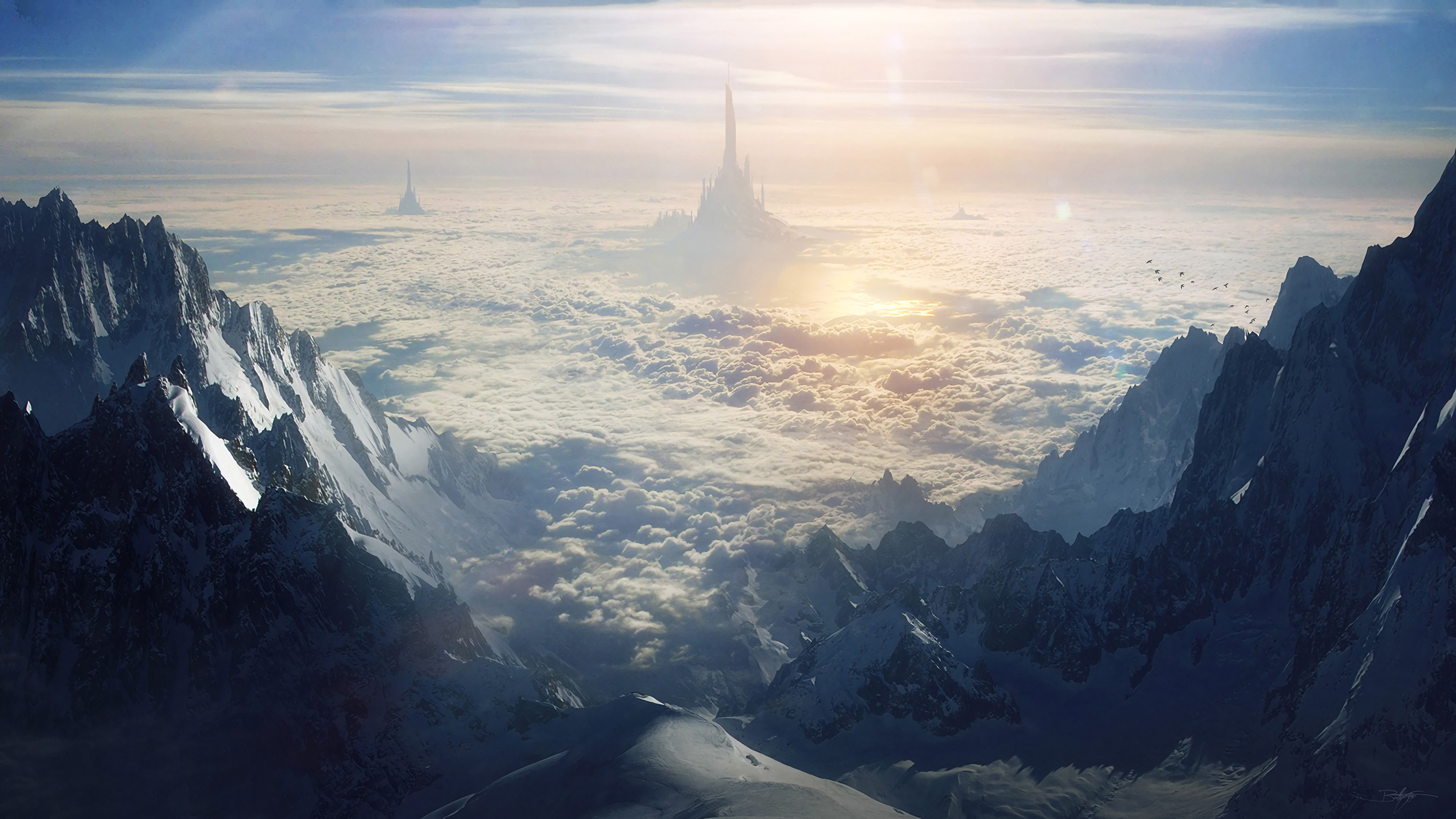 Over the Cold Mountain 1920 × 1080, r