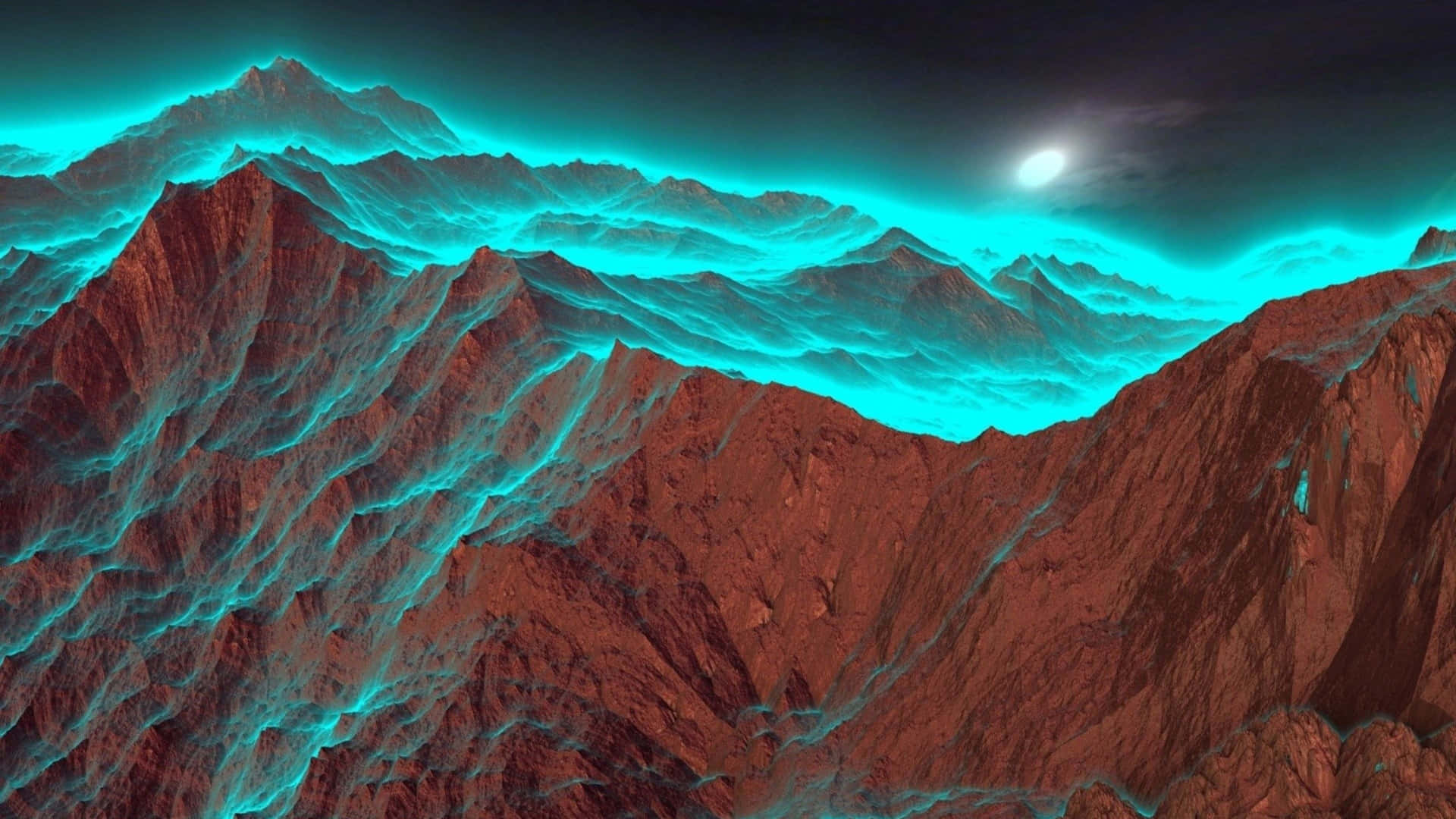 Download Possible Dreamy Mountain Glow Wallpaper