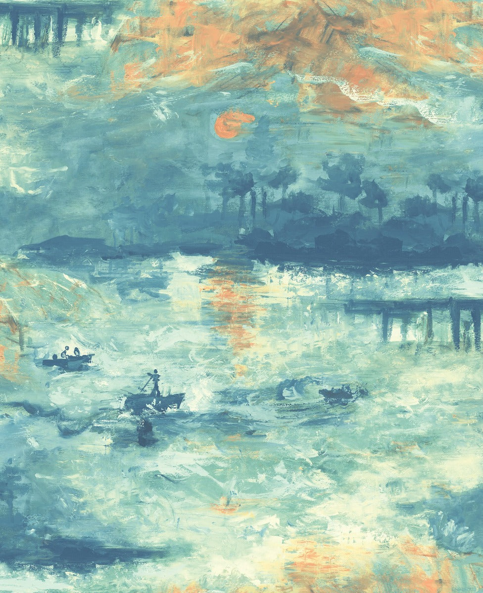 French Impressionist Nautical Sunset