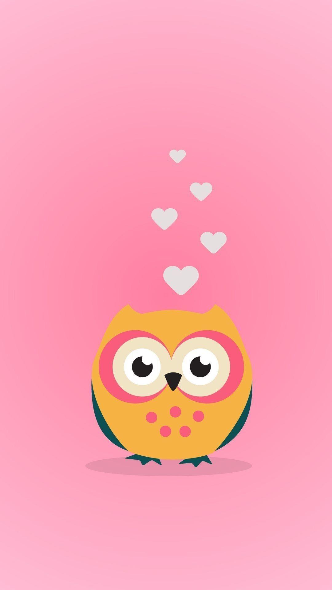 Cute Owl iPhone Wallpaper Free