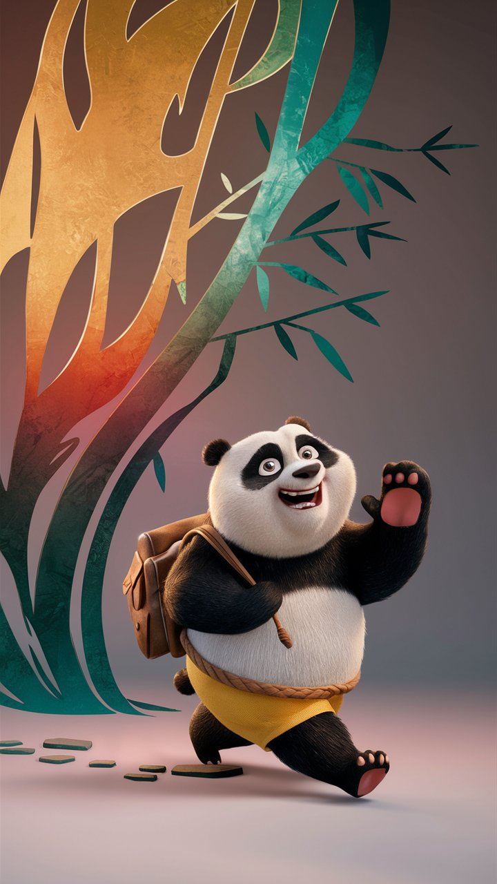 HD Cute Kung Fu Panda Wallpaper