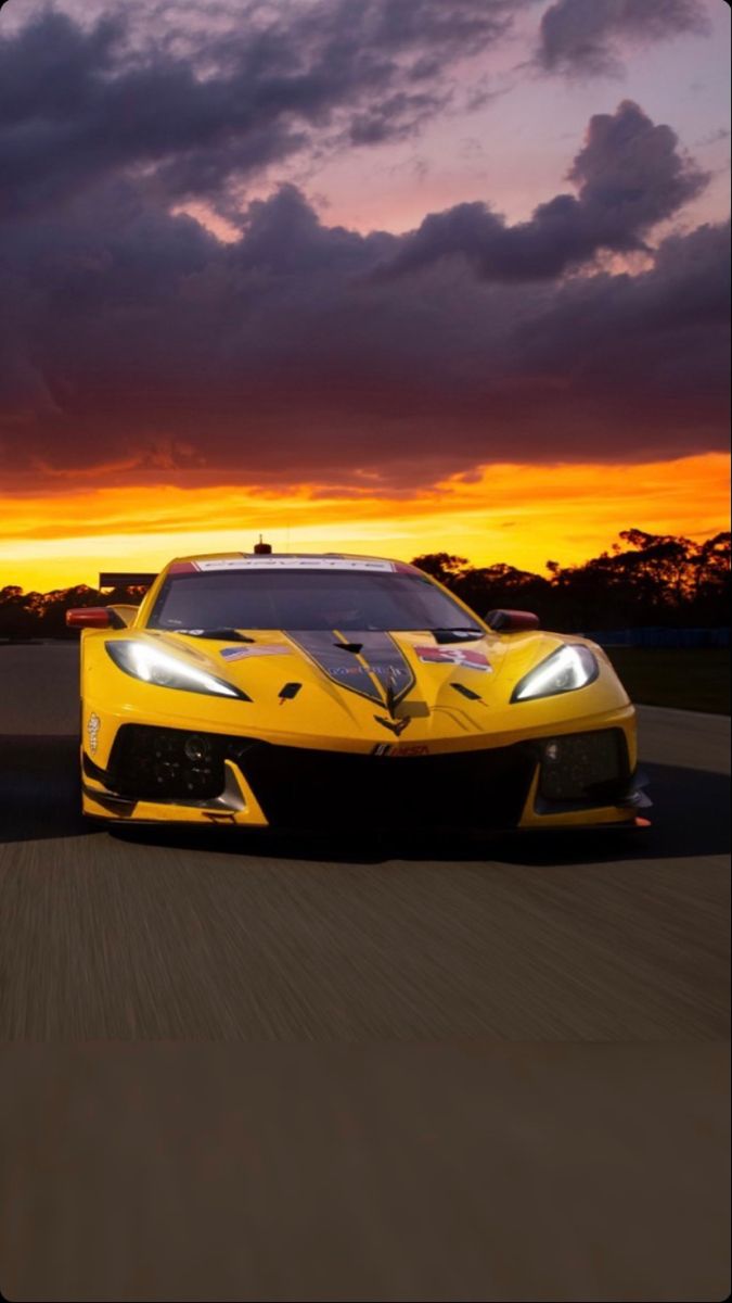 Corvette Wallpaper Yellow