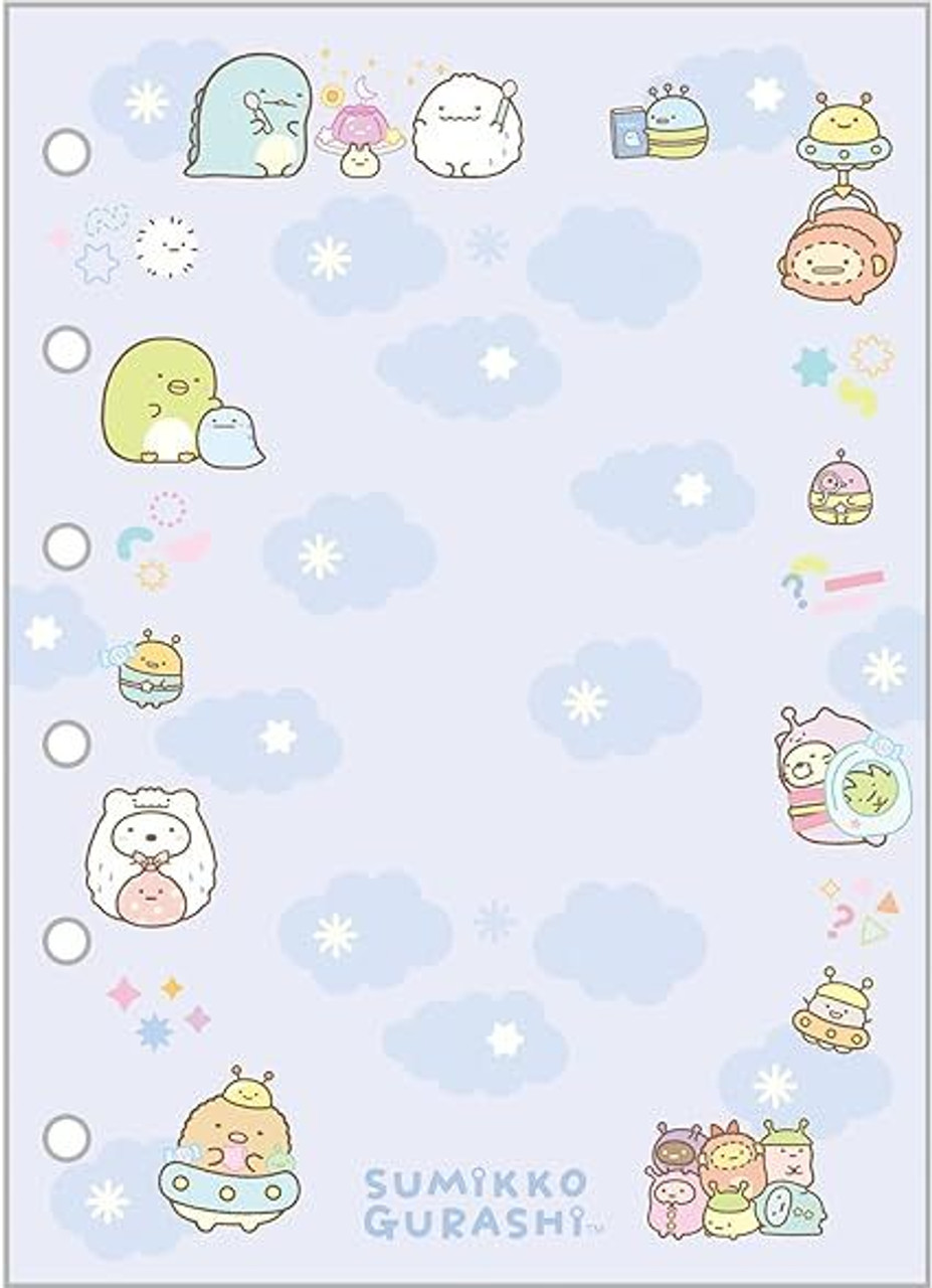 Ensky Sumikko Gurashi 6 Hole Decoration Notebook