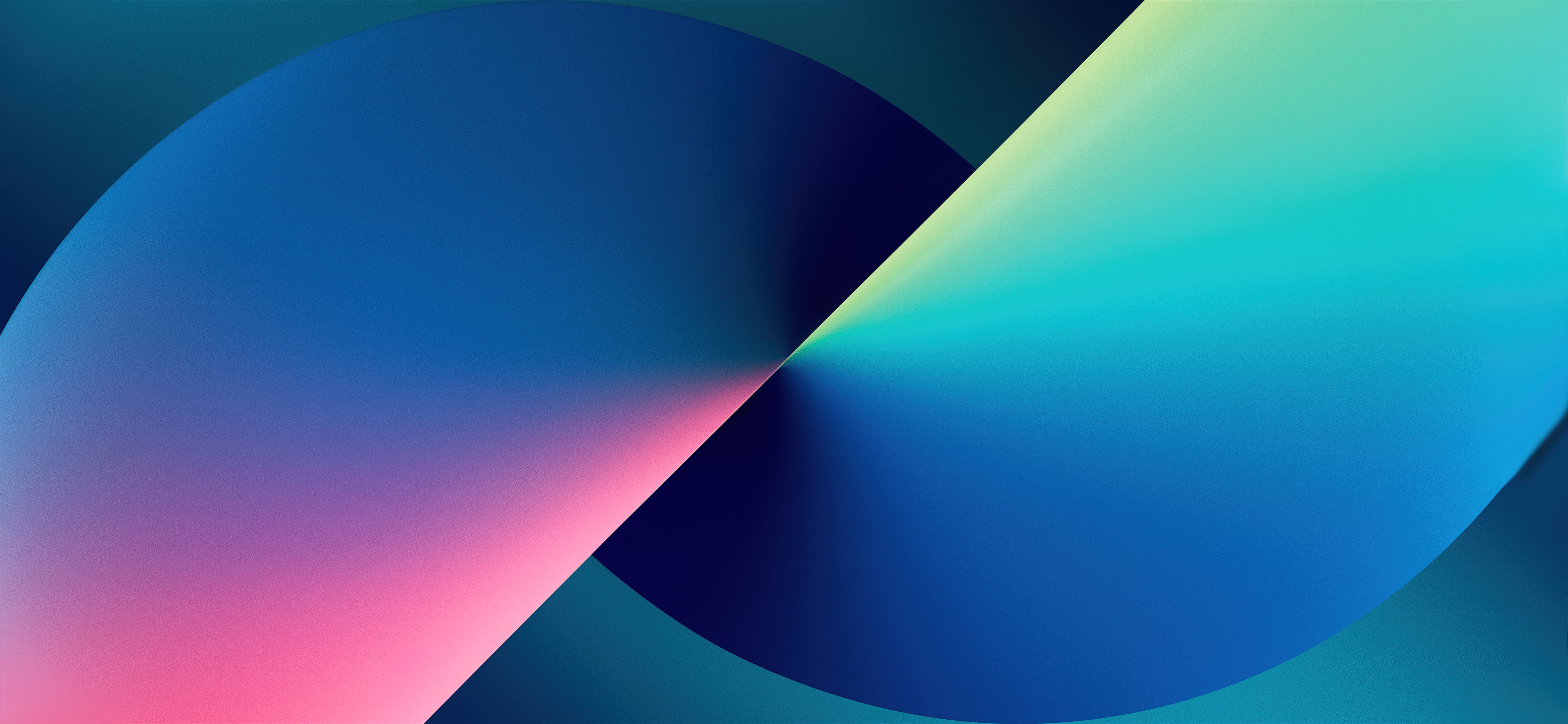 iPhone 13 Wallpaper 4K, Blue, Stock, iOS 15