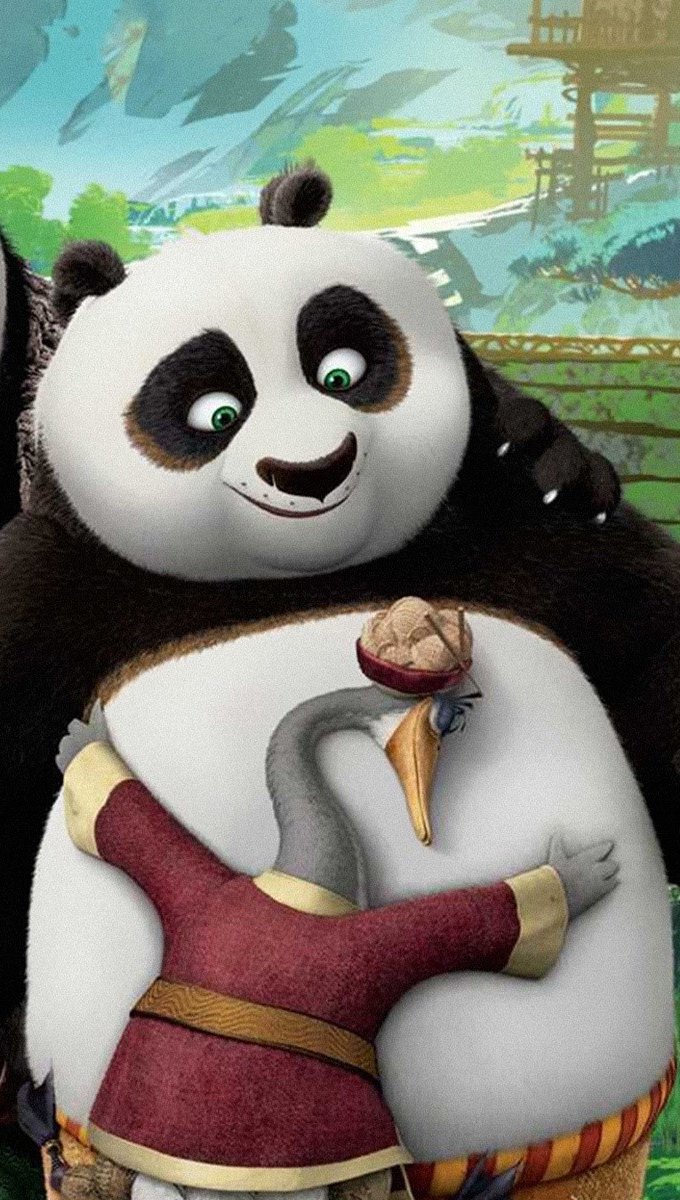 Li Shan and Po in Kung Fu panda 3