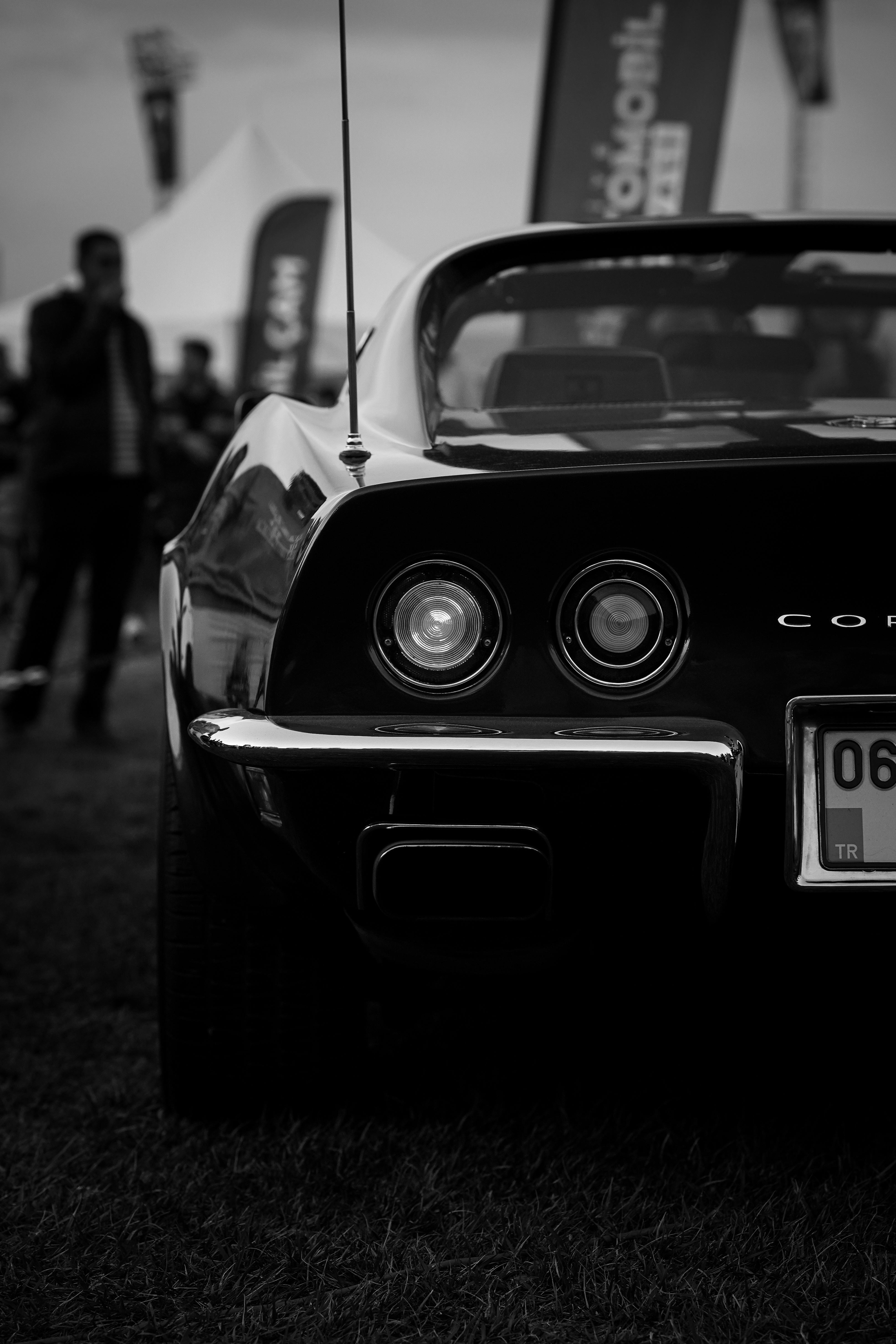 Vintage Chevrolet Corvette Sports Car