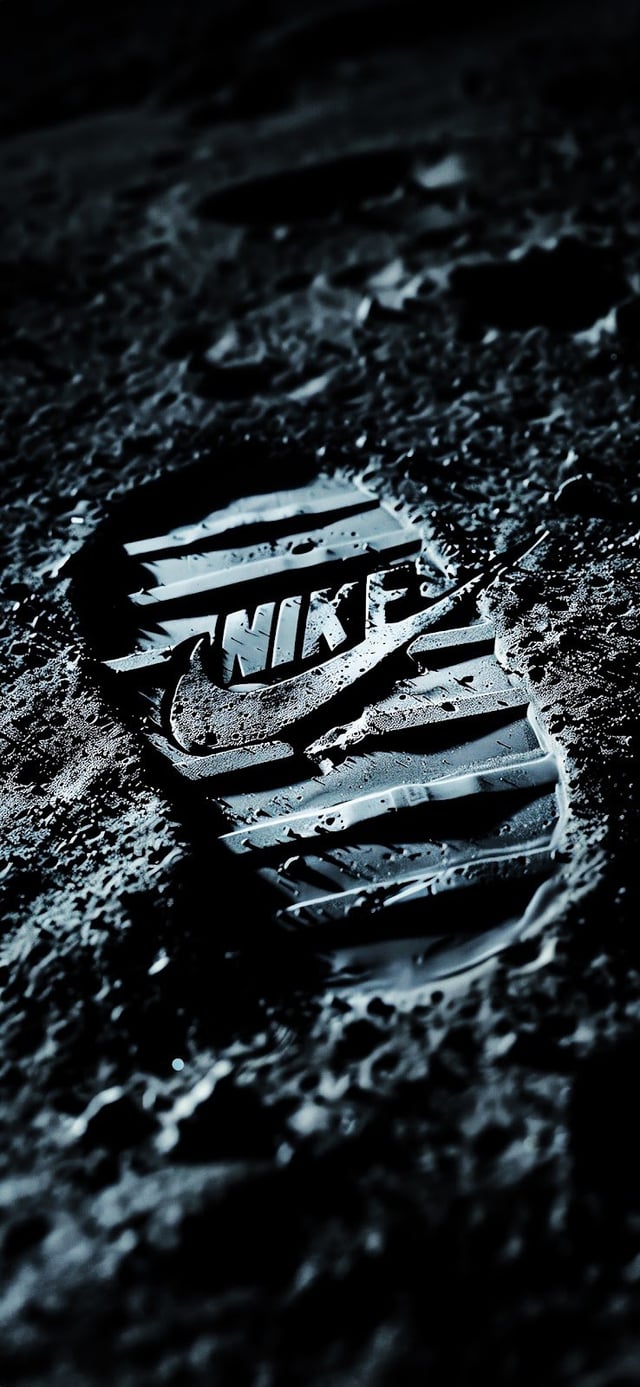 Wallpaper iPhone. Nike footprint at