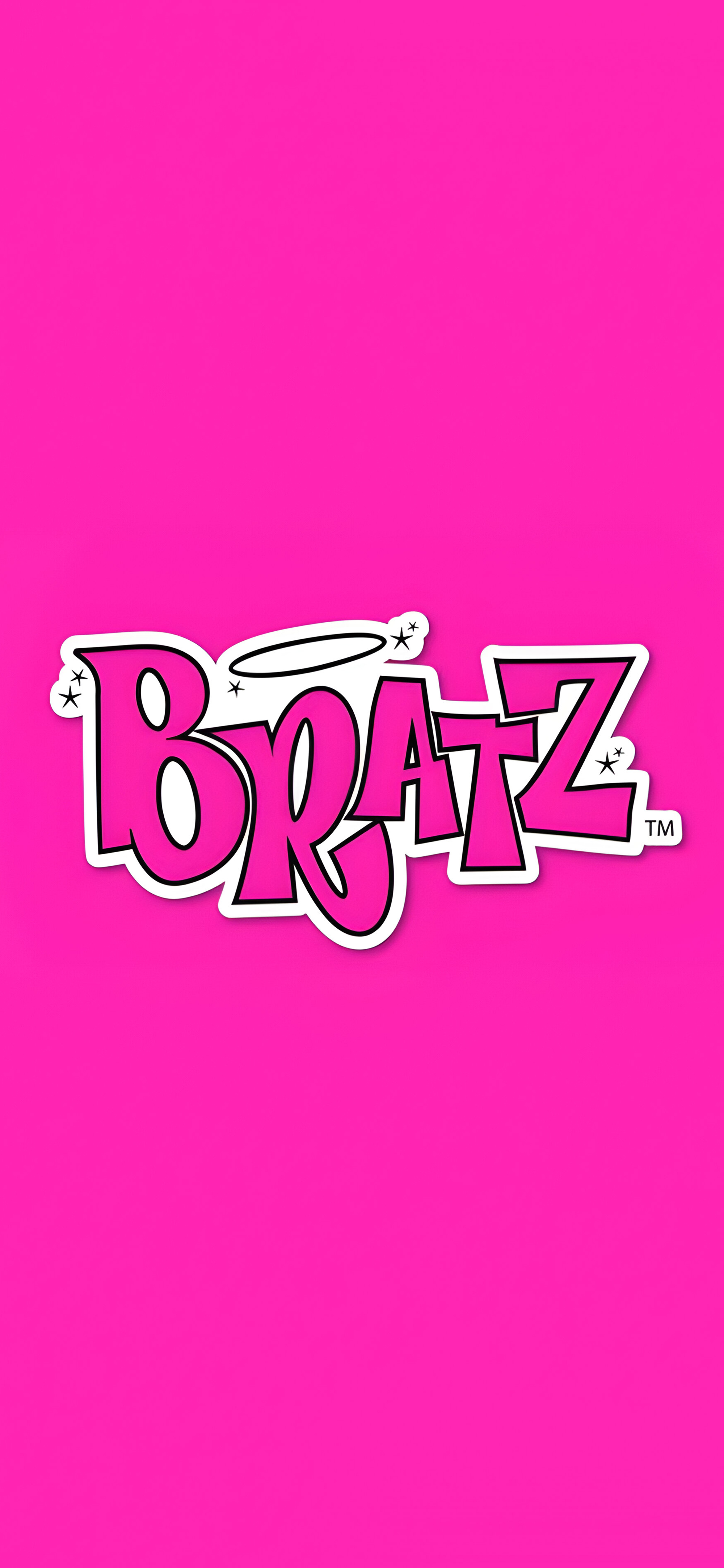Bratz Logo Pink Wallpaper