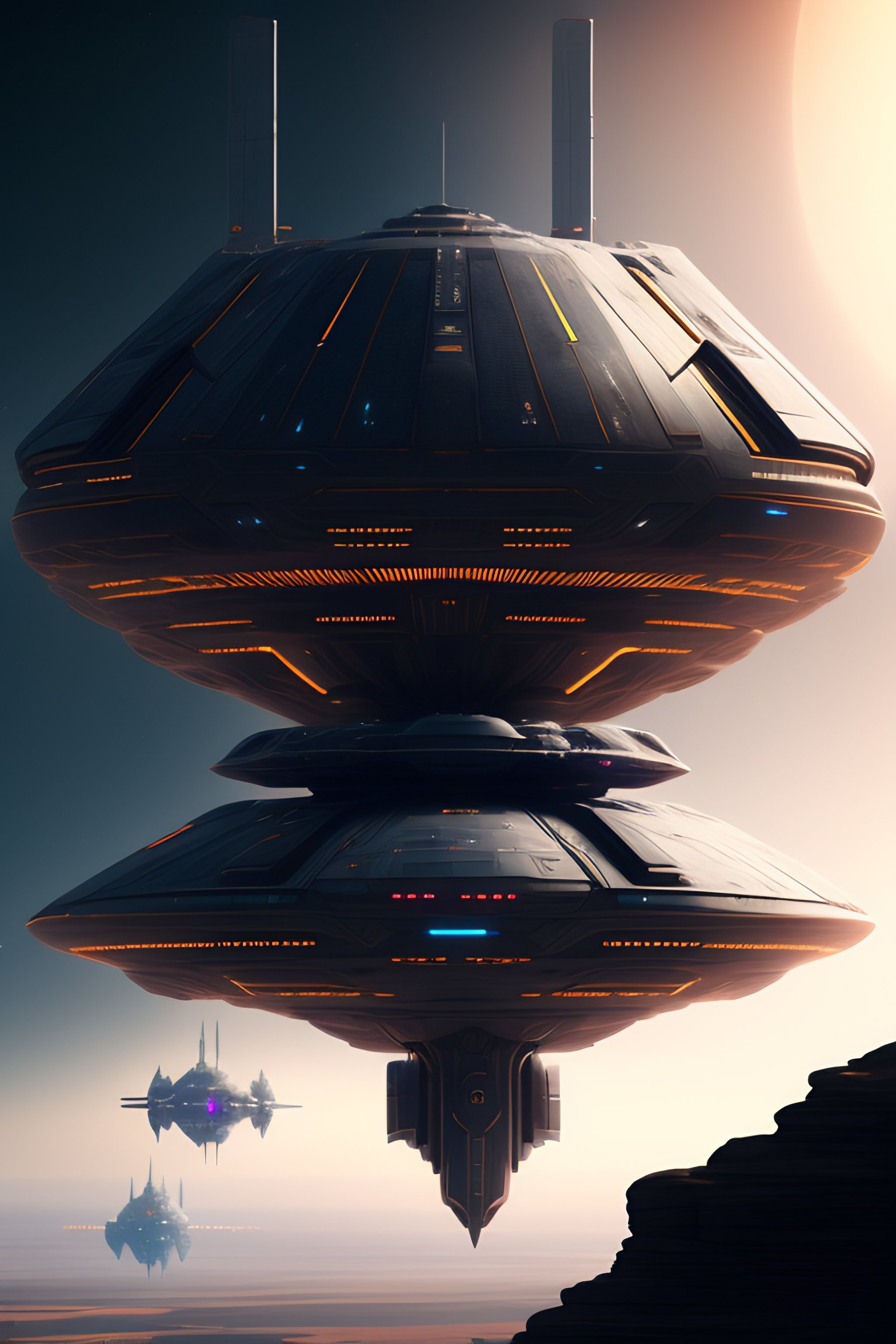 Star Wars venator space ship