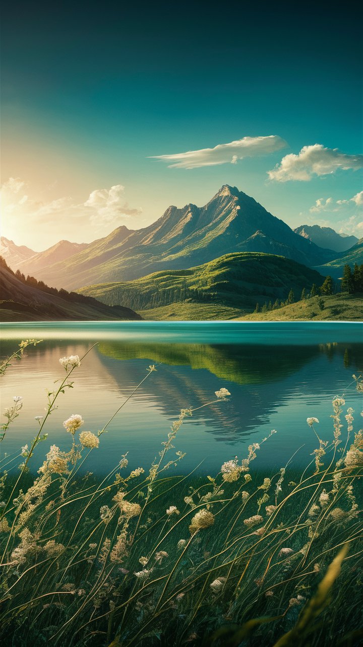 Beautiful Nature Greenery Scene