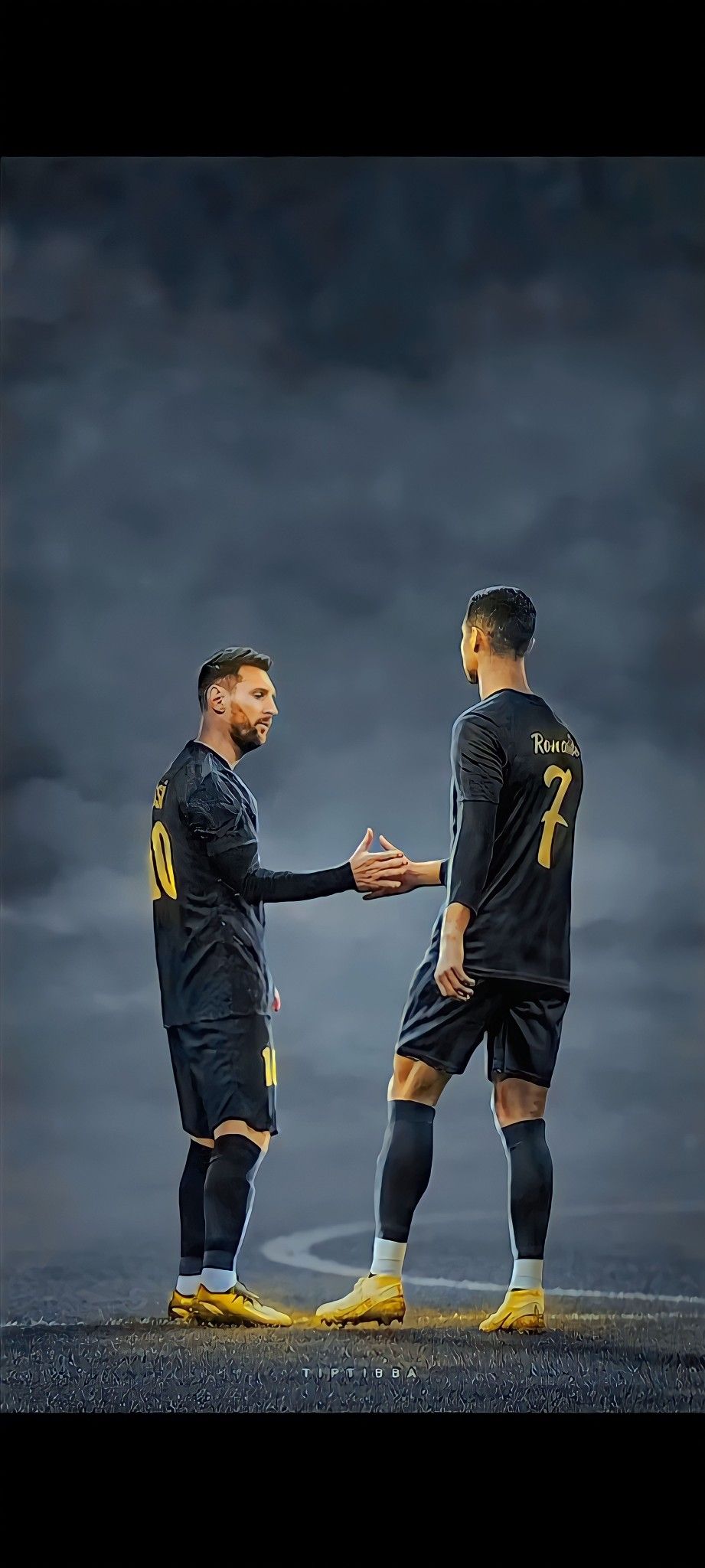 Cristiano and Messi wallpaper 4k