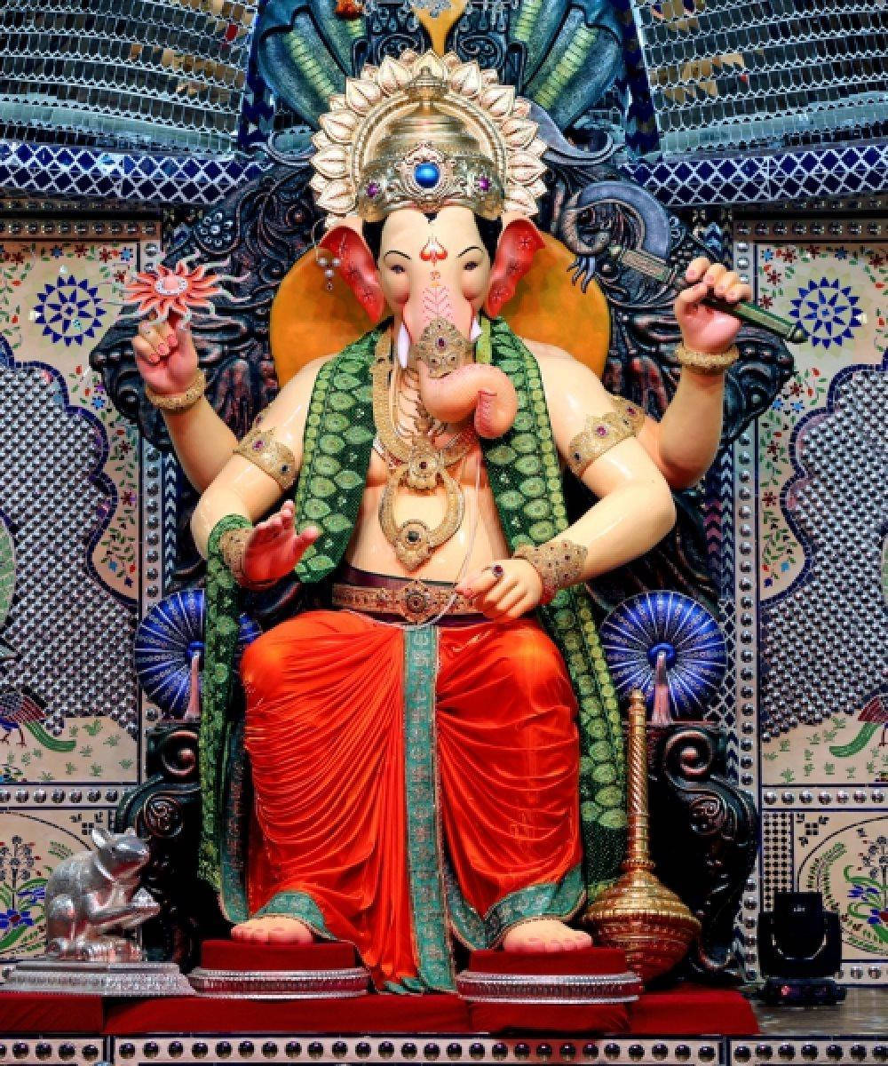 Lalbaugcha Raja HD Wallpaper